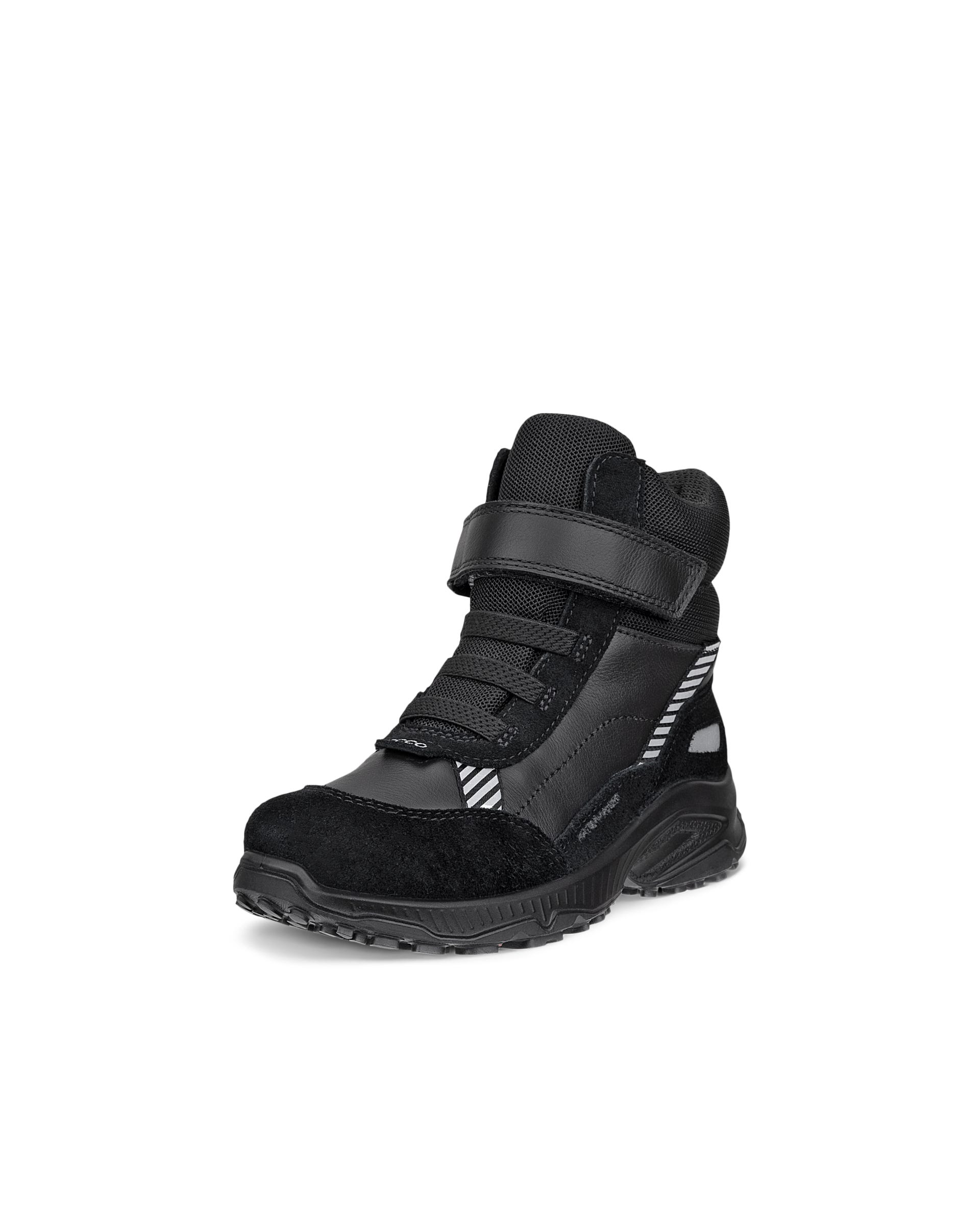 ECCO® RECEPTOR XP K ūdensizturīgi zamšādas ziemas zābaki bērniem - Melns - Outside