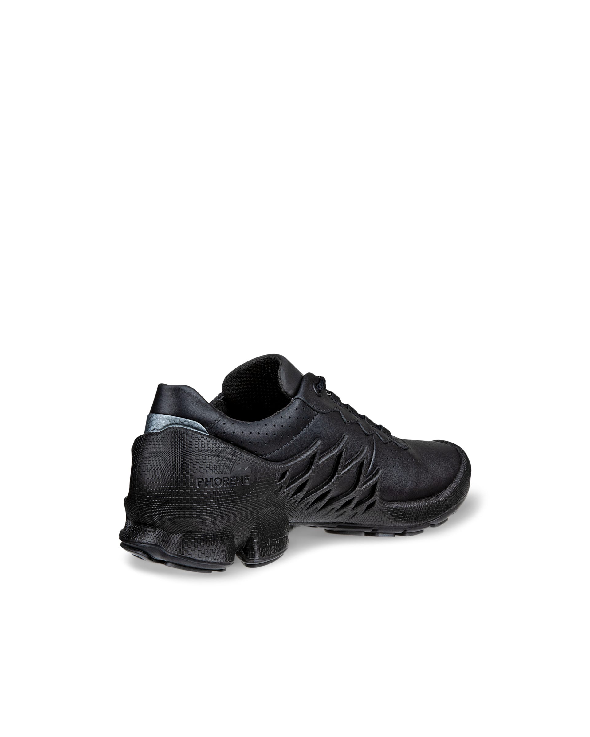 Women's ECCO® Biom Aex Leather Sneaker - Black - Back