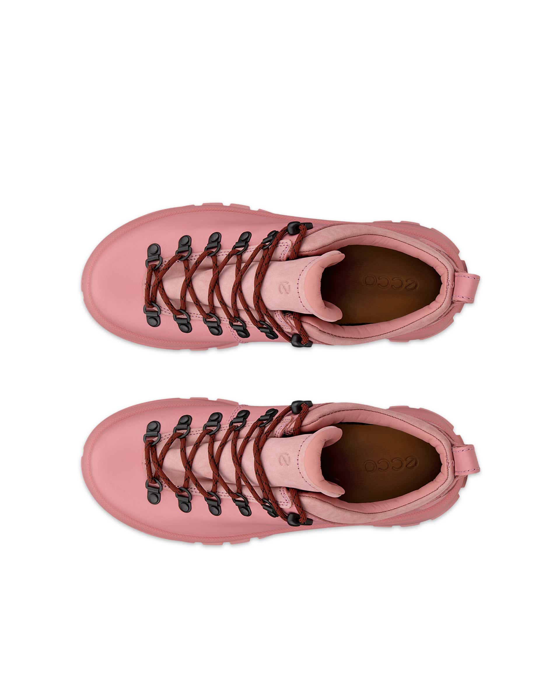 ECCO® Track 30 Damen Ledersneaker - Rosa - Top left pair