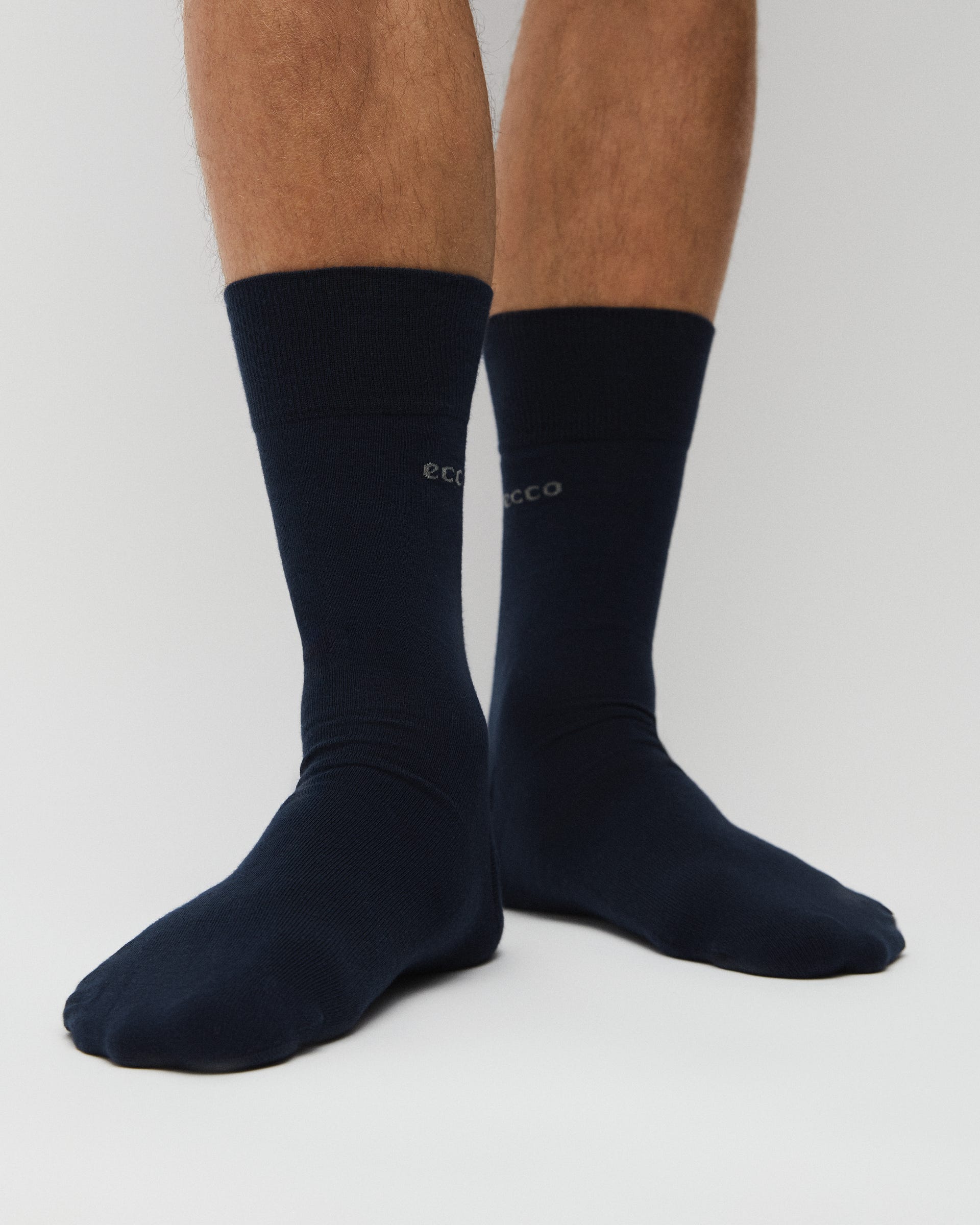 Unisexowe skarpetki średniej długości ECCO® Longlife - Niebieski - Lifestyle image-1