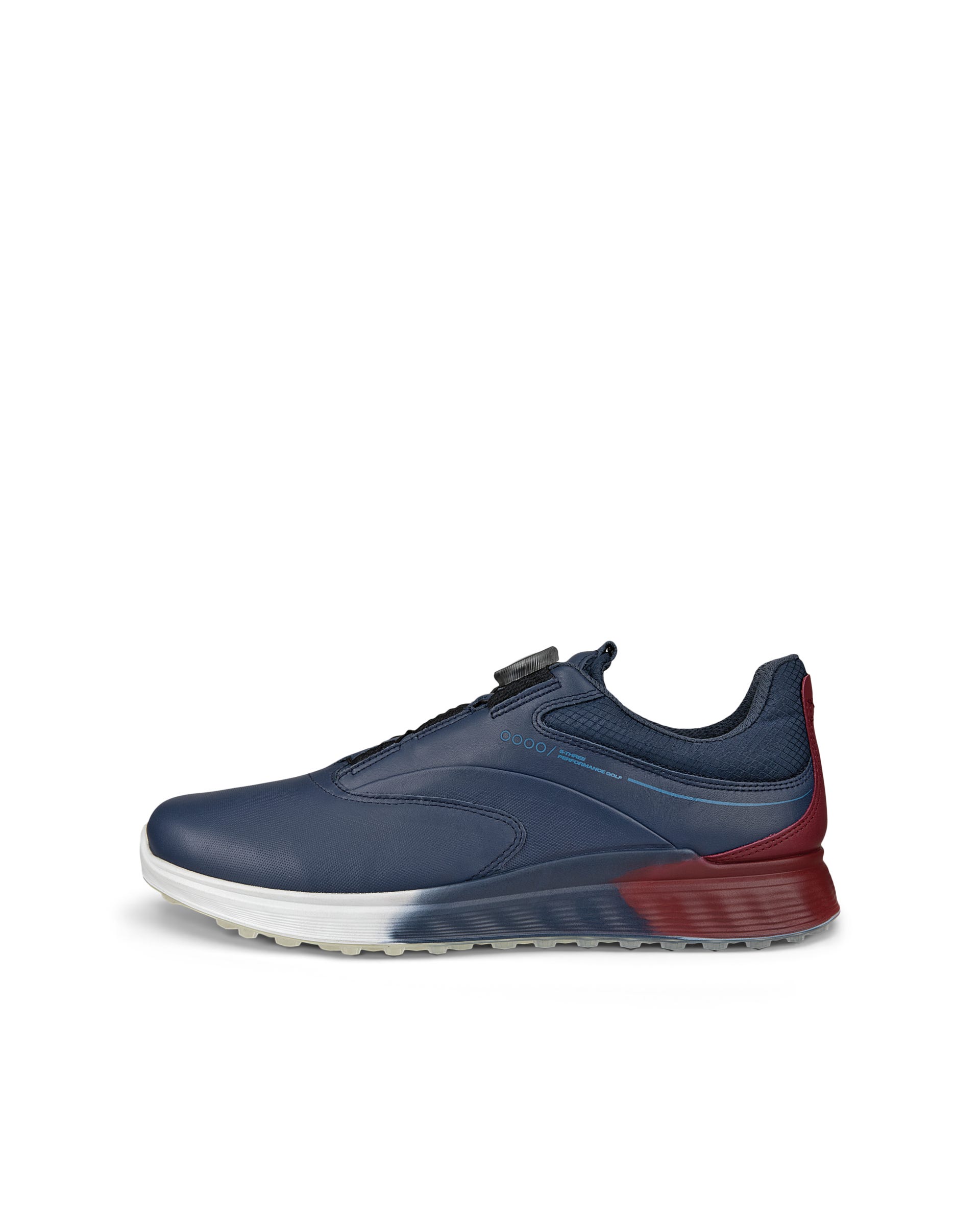 ECCO Golf S Three BOA メンズ レザーGore-Texゴルフシューズ | ブルー ECCO Golf S Three BOA メンズ レザーGore-Texゴルフシューズ | ブルー