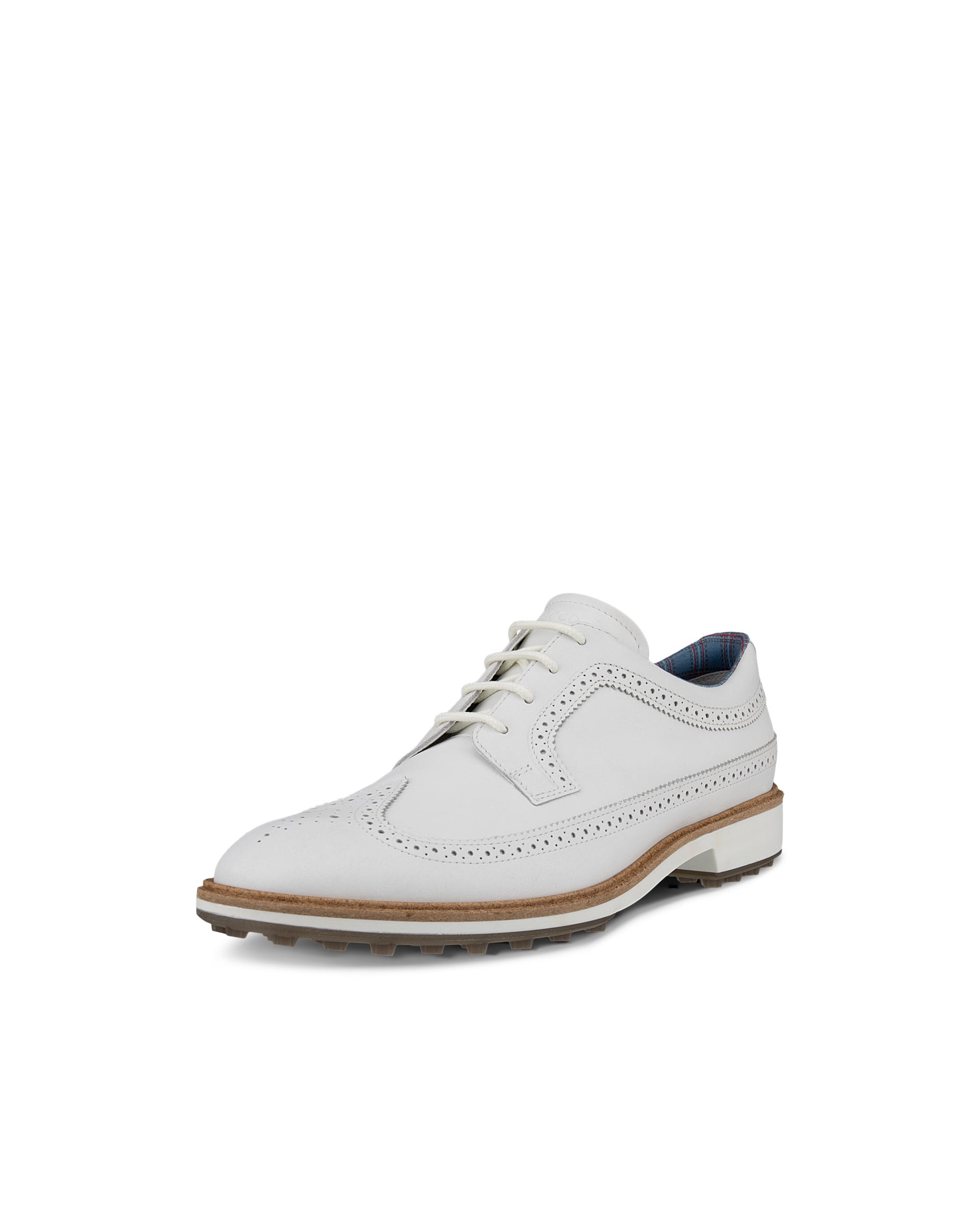 ECCO Golf Classic Hybrid メンズ レザーウォータープルーフゴルフシューズ - ホワイト - Main