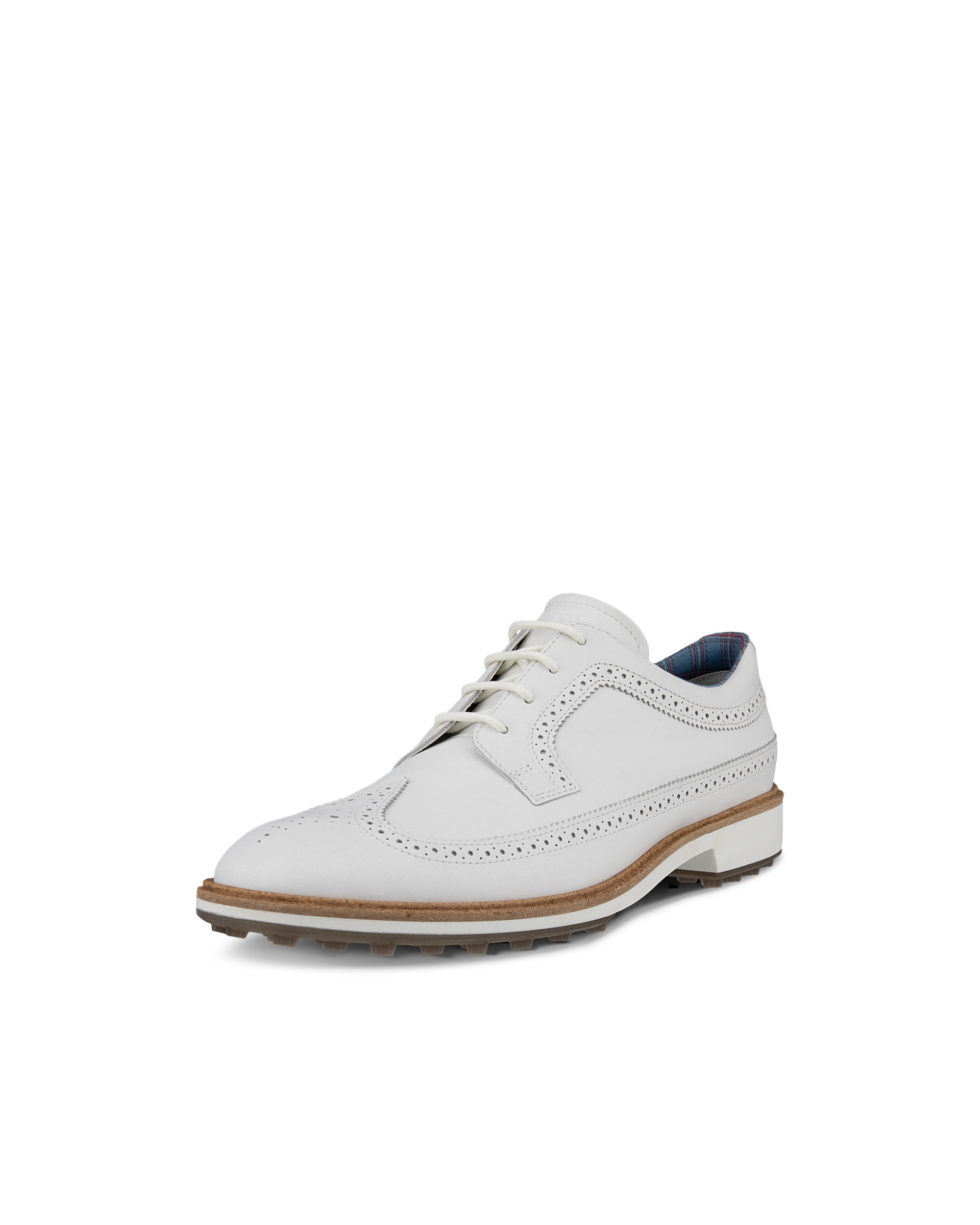 ECCO Golf Classic Hybrid メンズ レザーウォータープルーフゴルフシューズ - ホワイト - Main