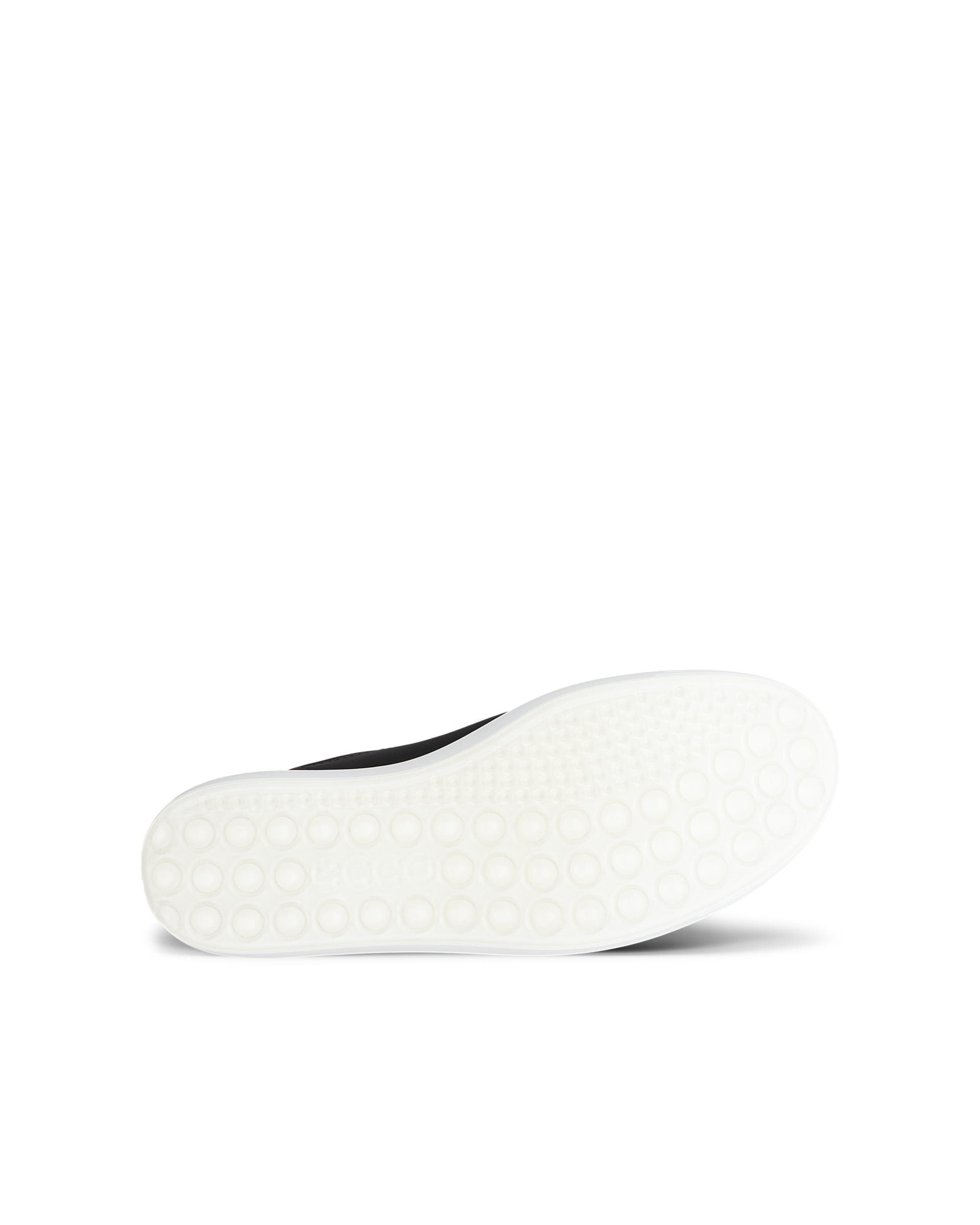 Women's ECCO® SOFT 7 Leather Trainer - Black - Outside