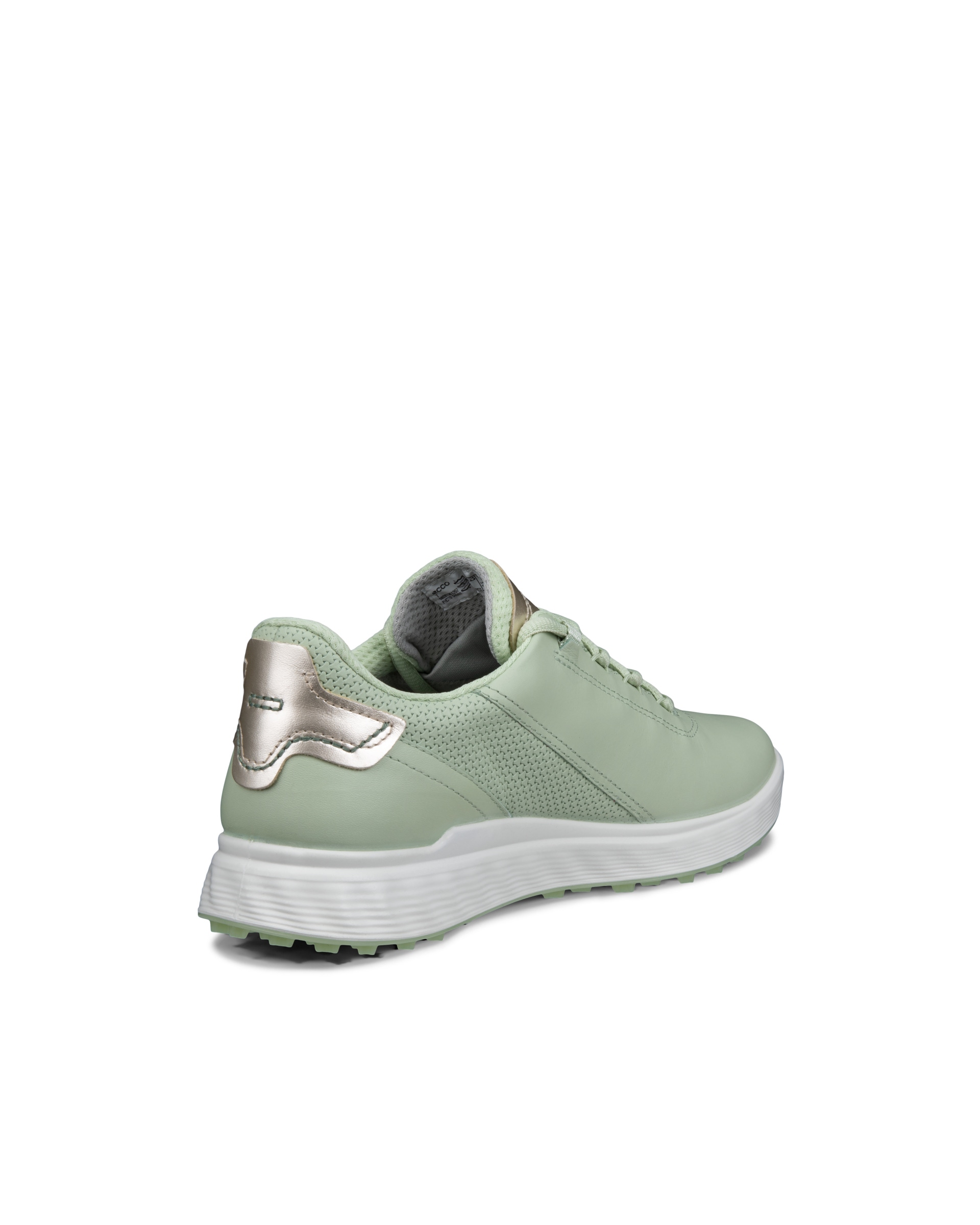 Women's ECCO® Golf S-Casual Leather Waterproof Golf Shoe - Green - Back