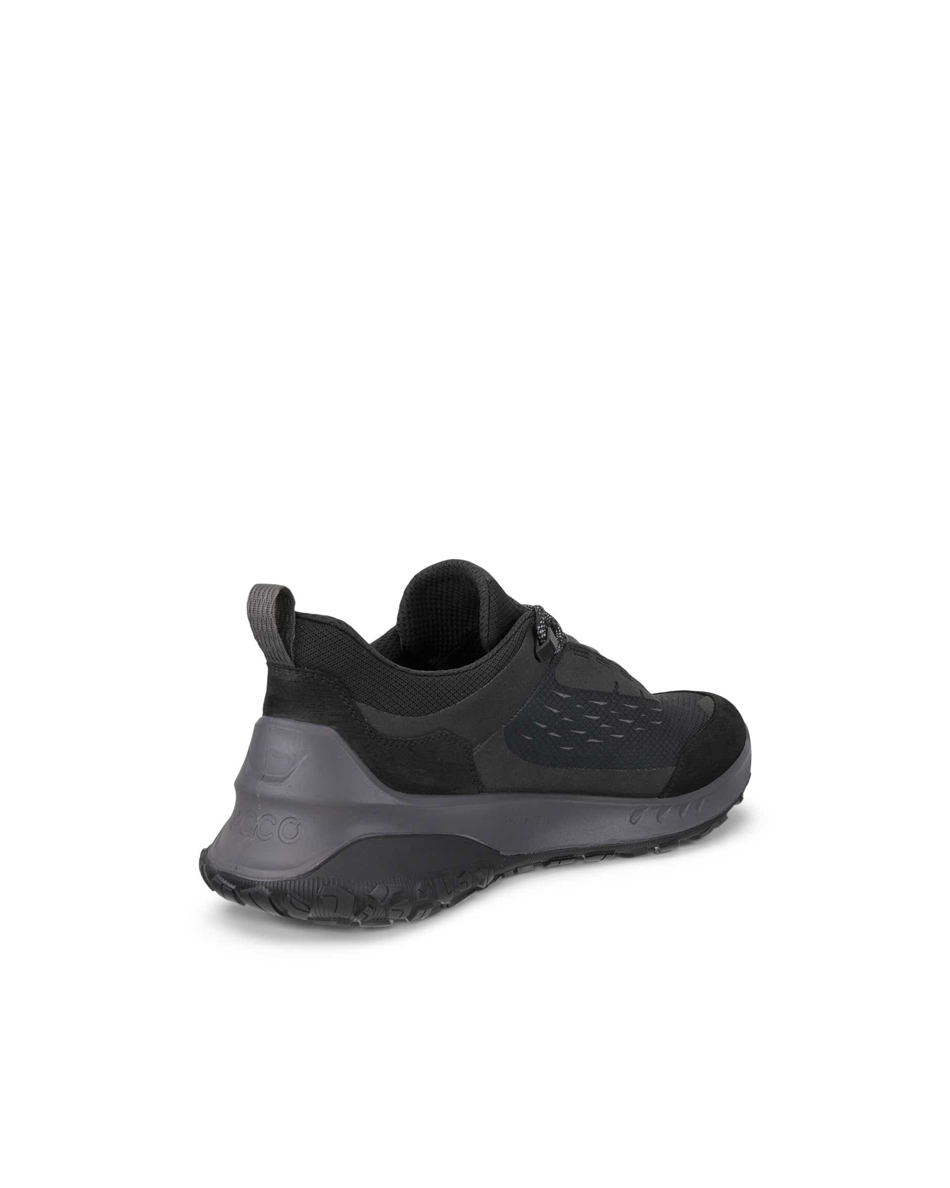 ECCO® ULT-TRN heren outdoorsneaker van textiel - Zwart - Back