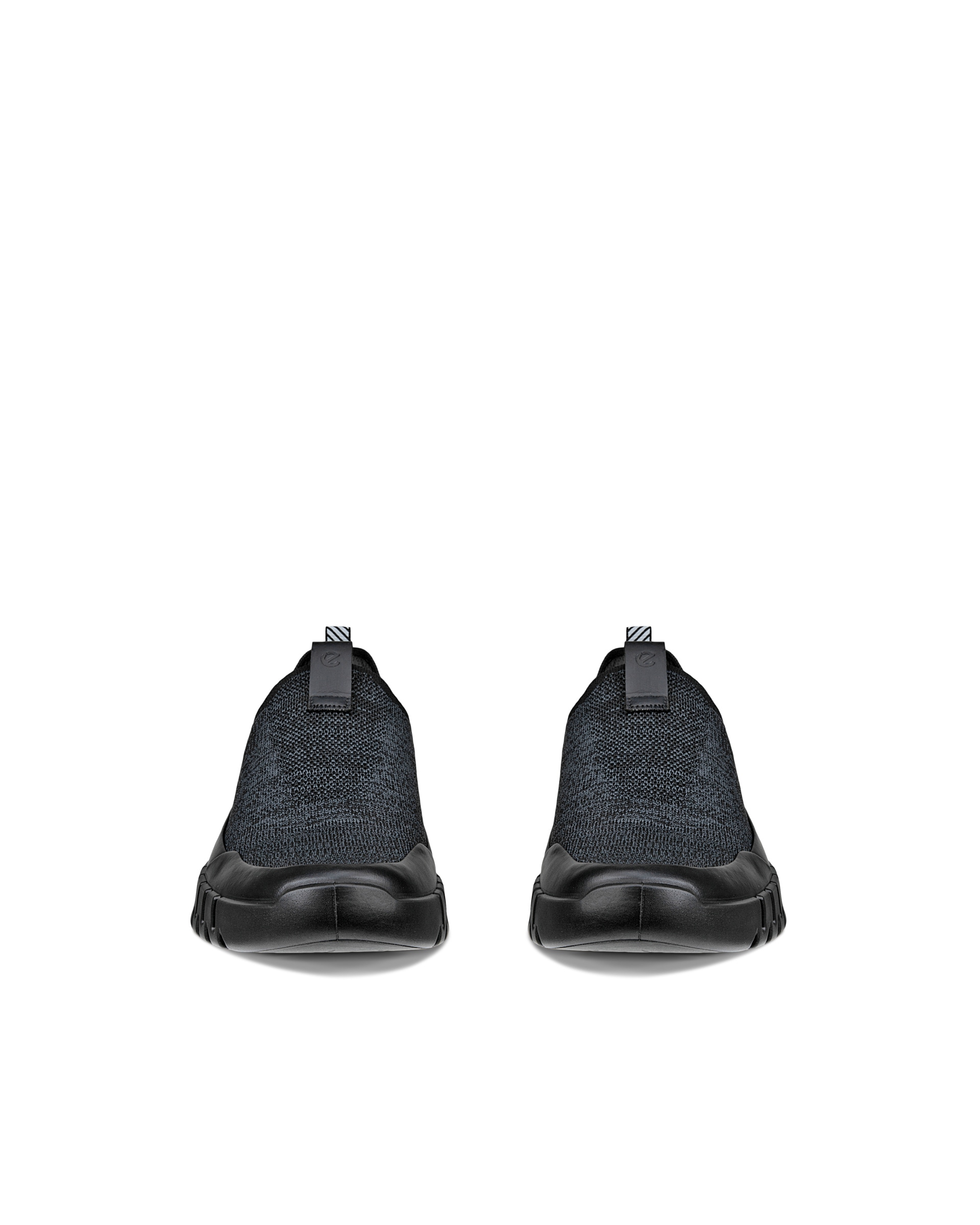 ECCO® GRUUV baskets en toile pour homme - Noir - Front pair