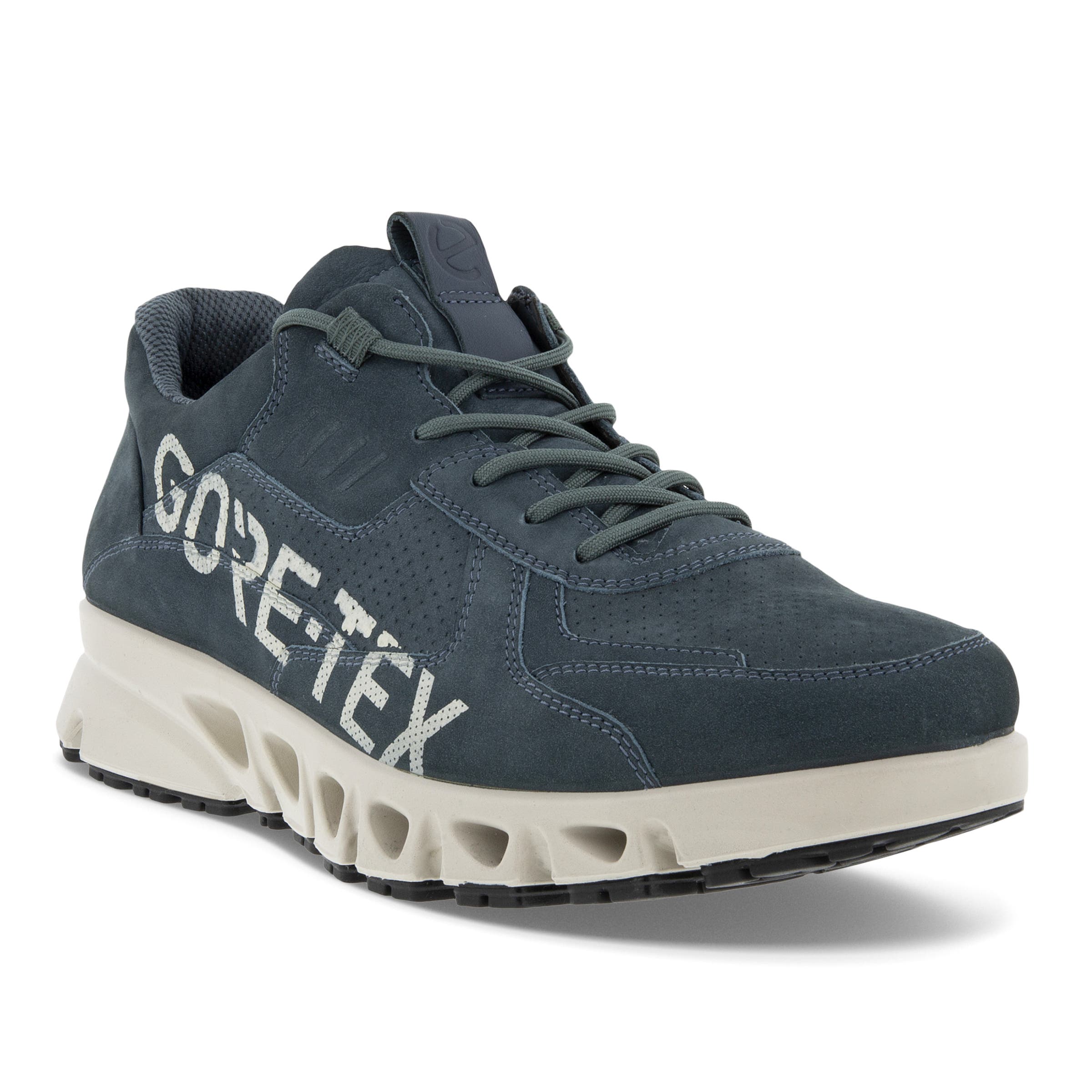 Men's ECCO® Multi-Vent Nubuck Gore-Tex Outdoor Sneaker - Blue - Main