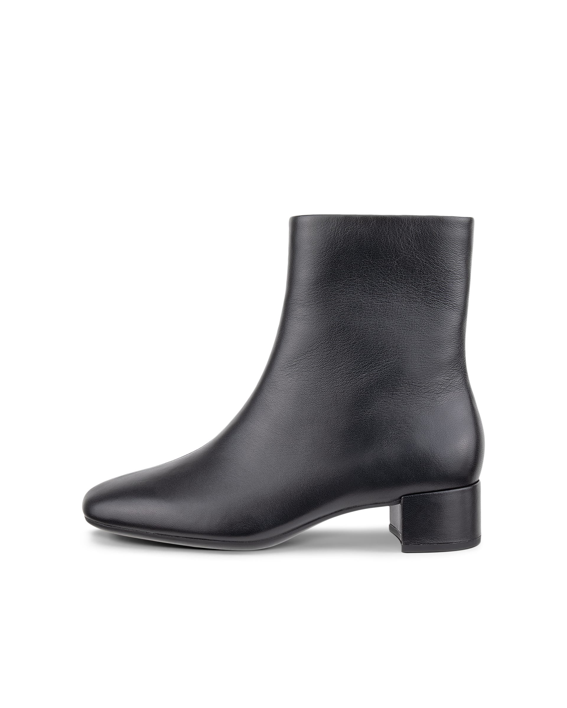 ECCO® LIVA 35 Damen Ankle Boot aus Veloursleder - Schwarz - Outside