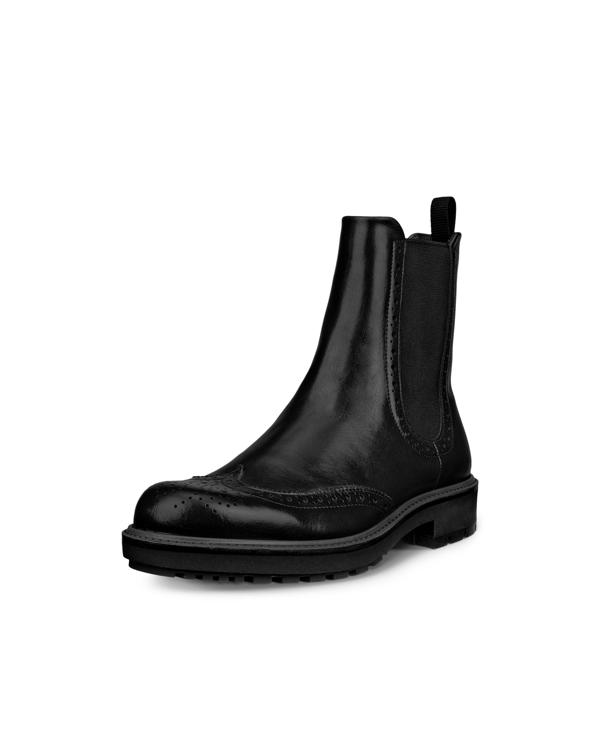 Women's ECCO® METROPOLE OSLO Leather Chelsea Boot - Black - Main