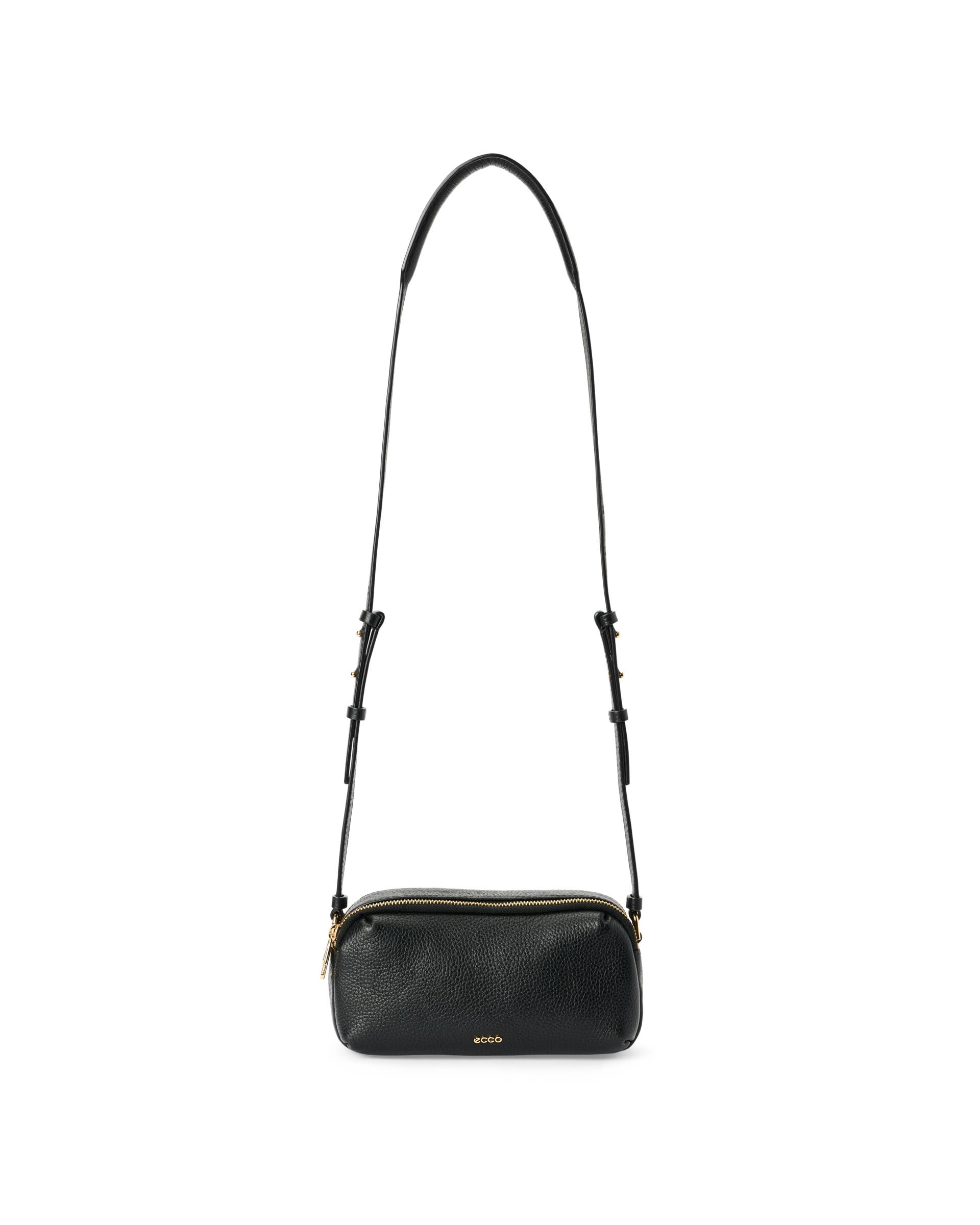 ECCO® Leather Curve Camera Bag - Black - Main
