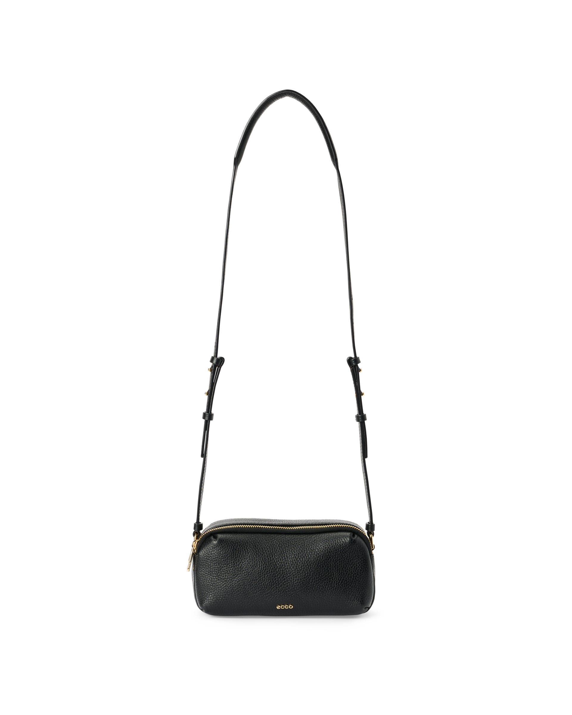 ECCO® Leather Curve Camera Bag - Black - Main