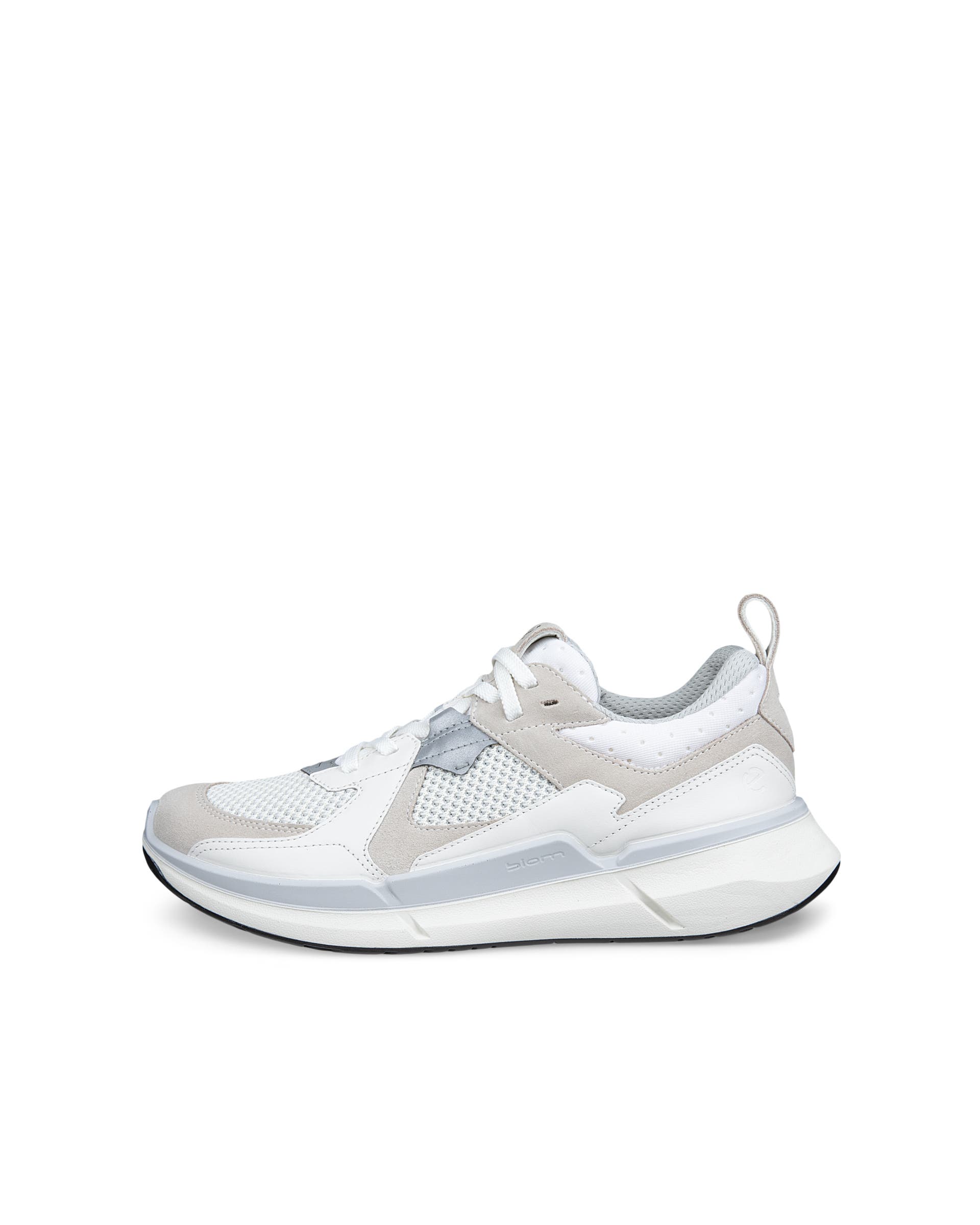 ECCO® BIOM 2.2 Damen Sneaker aus Veloursleder - Weiss - Outside