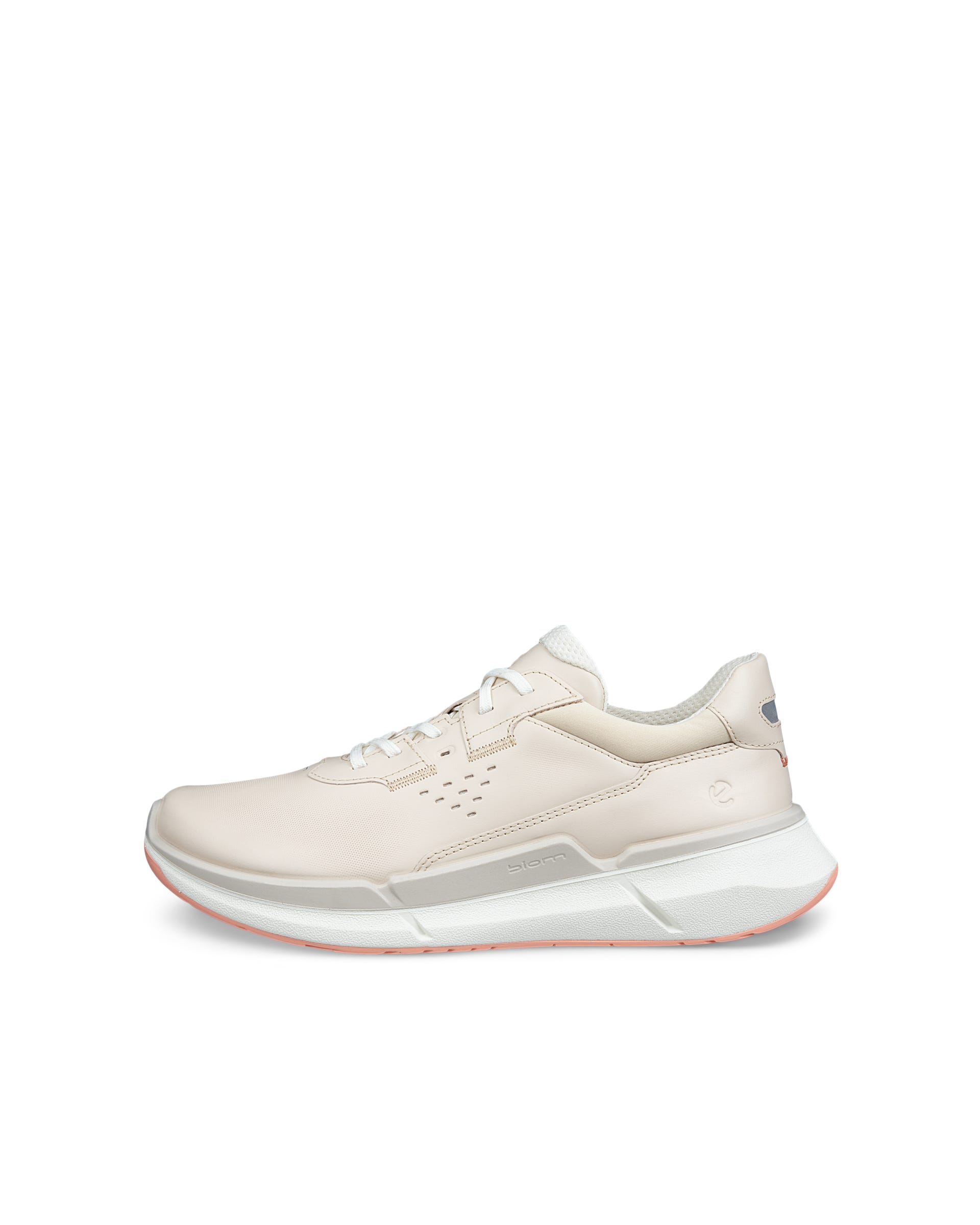 ECCO® BIOM 2.2 Dames leren sneaker - Beige - Outside
