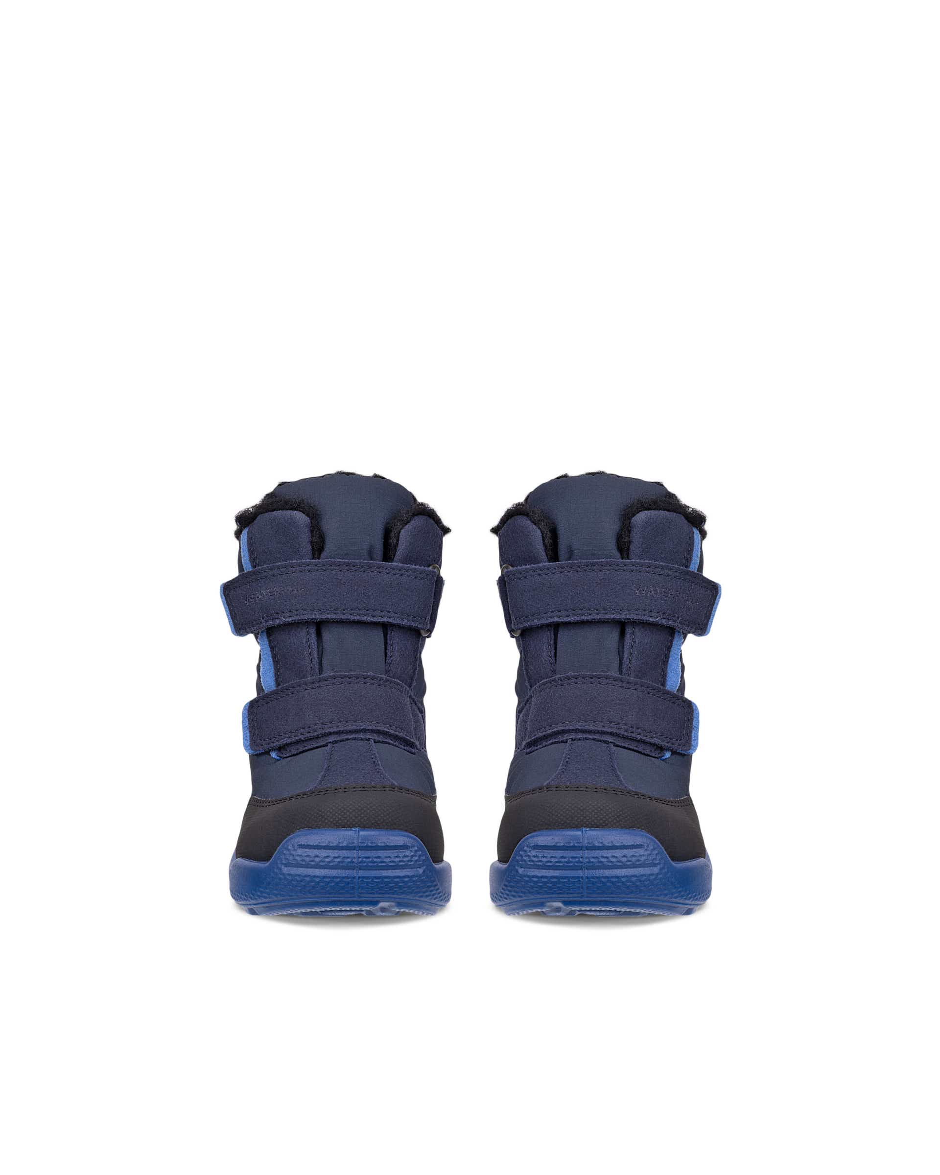 Kids' ECCO® URBAN MINI Textile Gore-Tex Winter Boot - Blue - Front pair