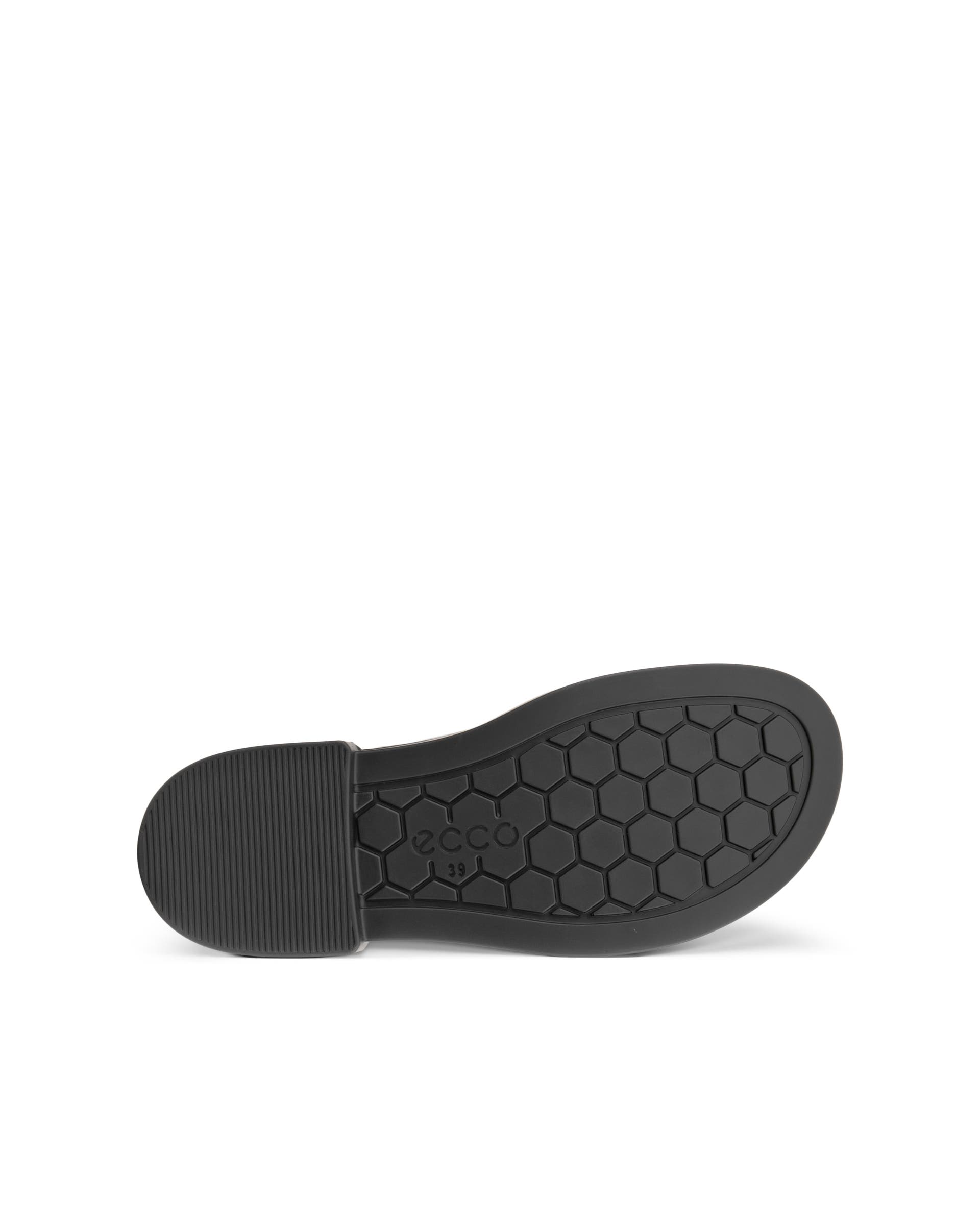 Women's ECCO® METROPOLE SEOUL Leather Sandal - Black - Sole