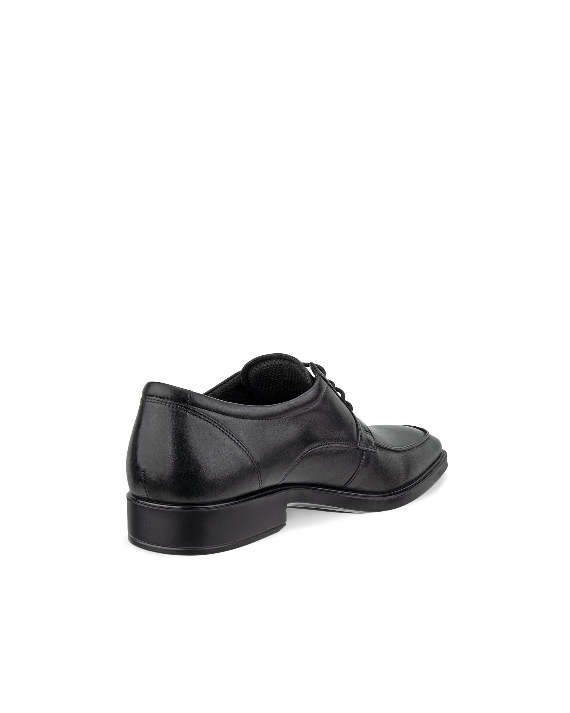 Men's ECCO® METROPOLE MILAN Leather Apron Derby Shoe - Black - Outside