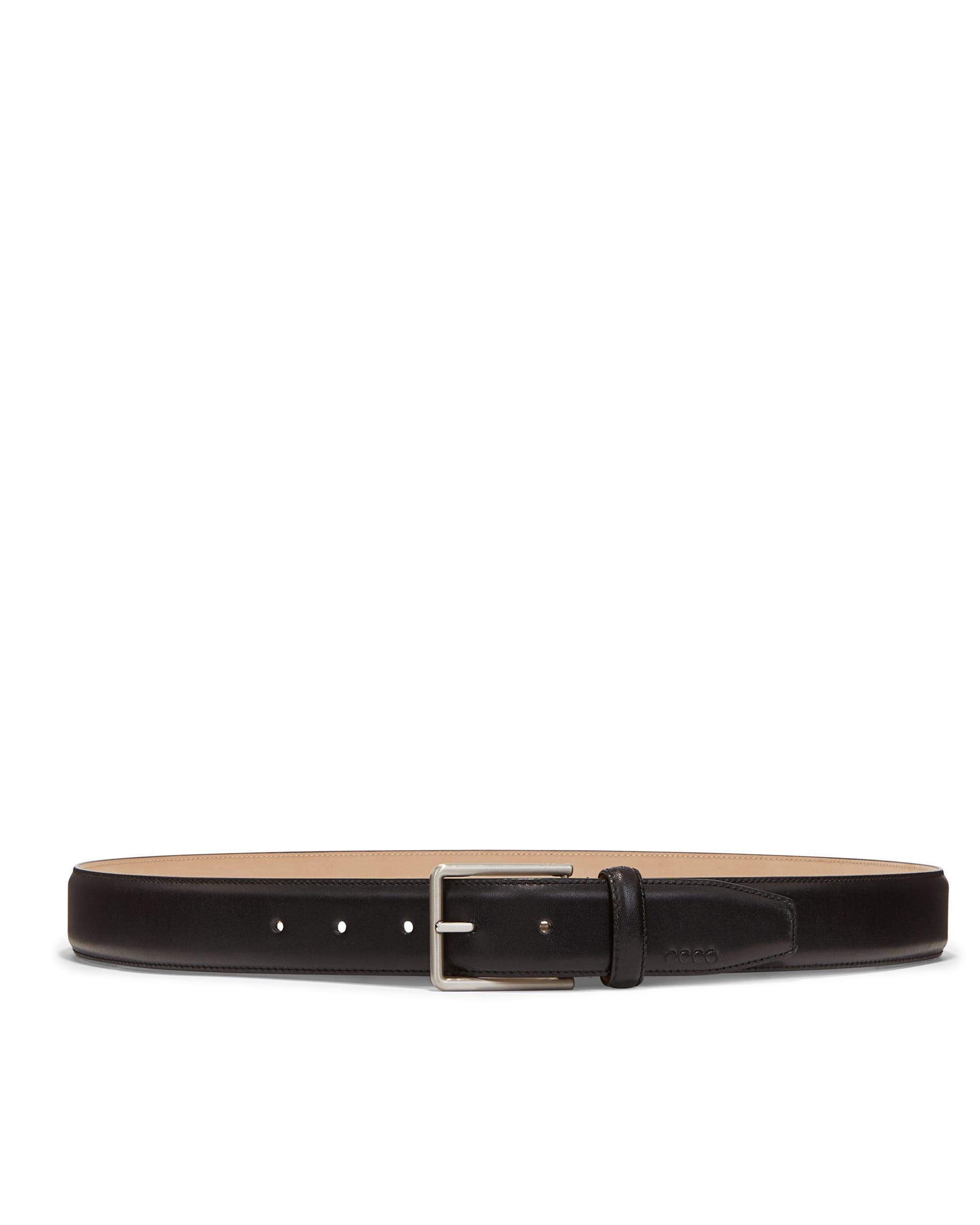 Men's ECCO® Bombae Formal Leather Belt - Black - Main