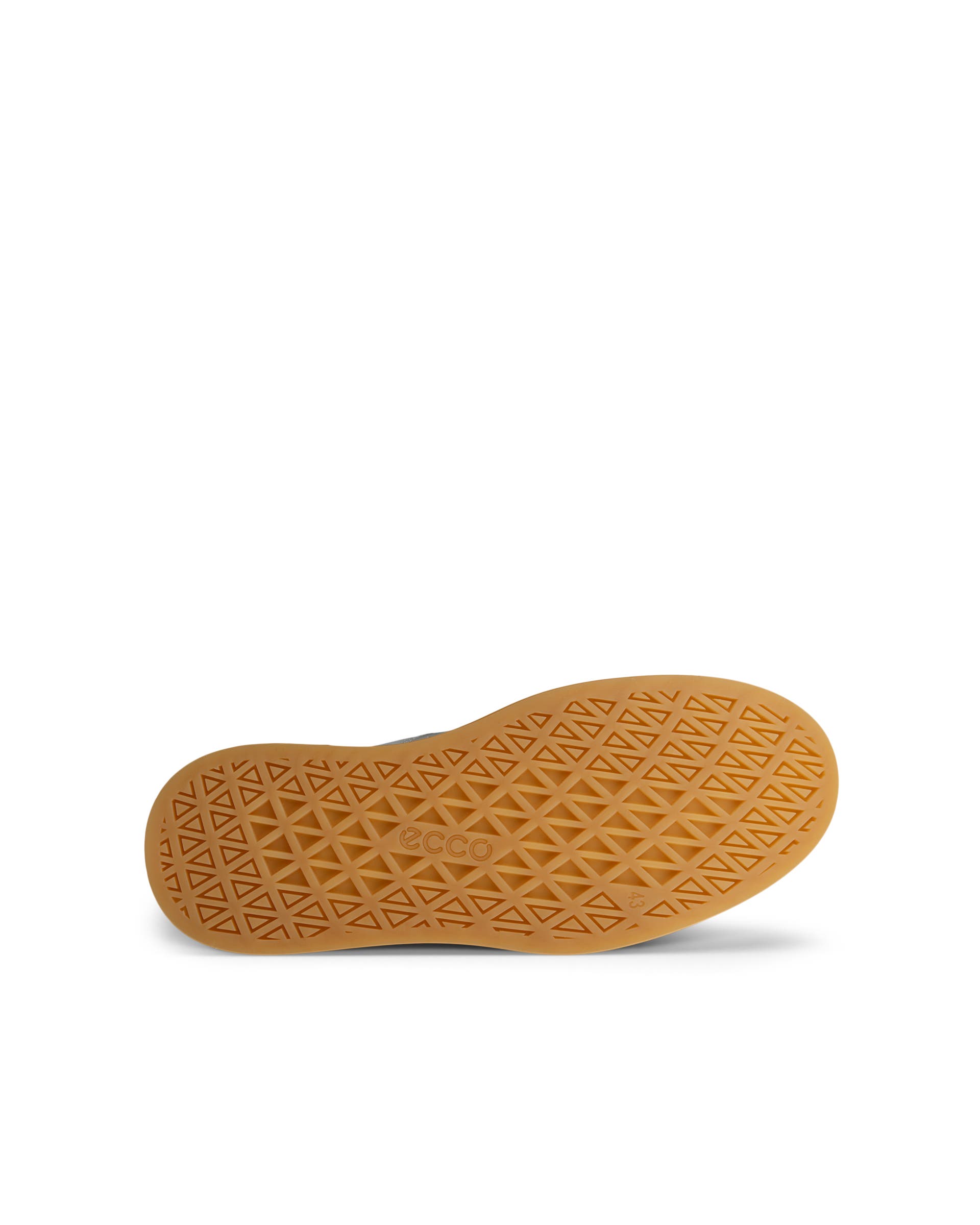 ECCO STREET ACE MENS メンズ レザースニーカー - グレー - Sole