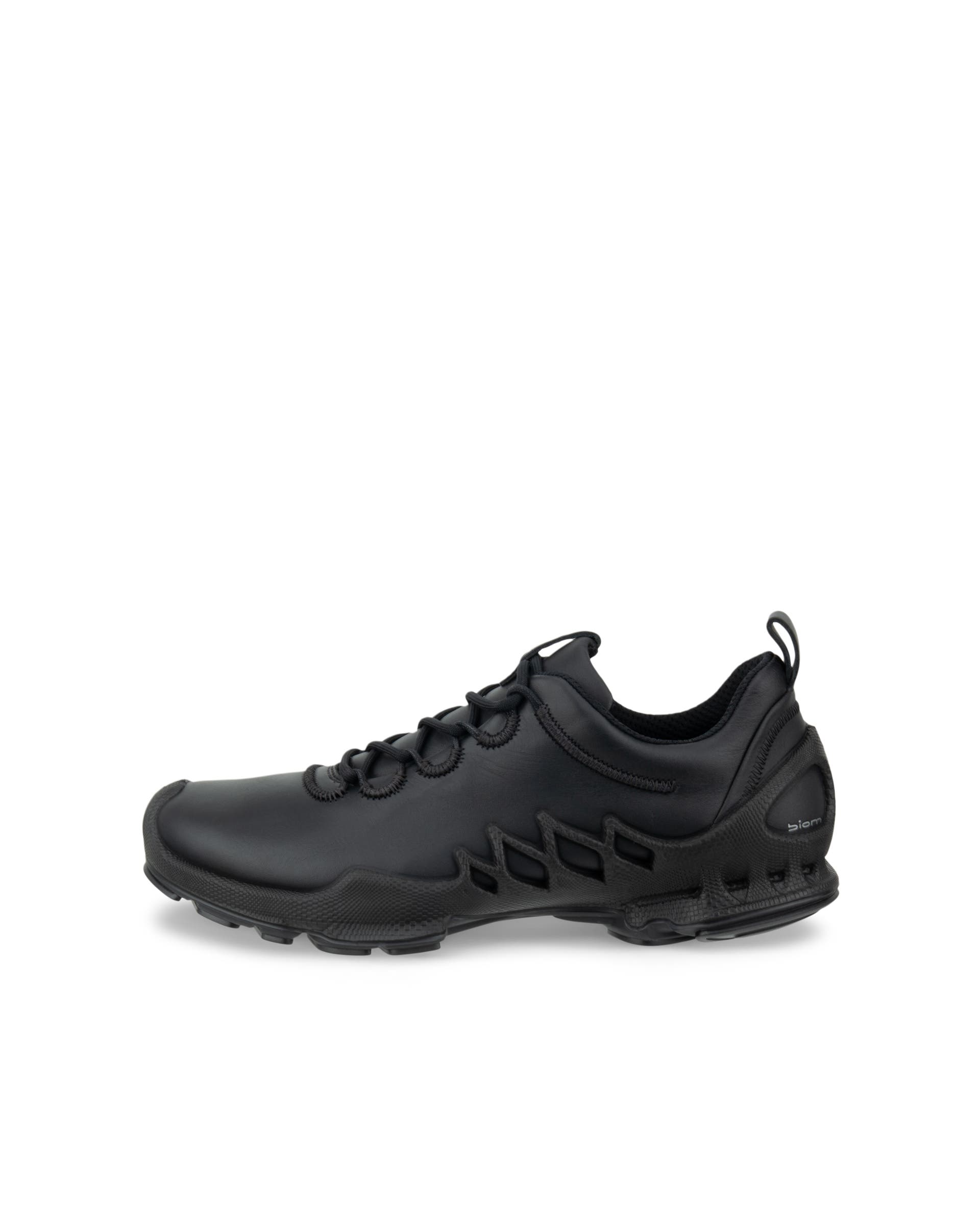 Women's ECCO® BIOM AEX Leather Shoe - Black - Outside
