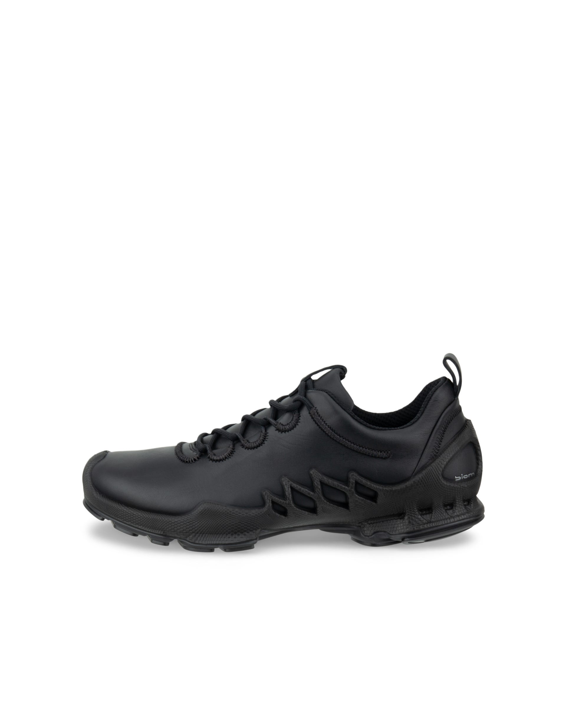 Women's ECCO® BIOM AEX Leather Shoe - Black - Outside