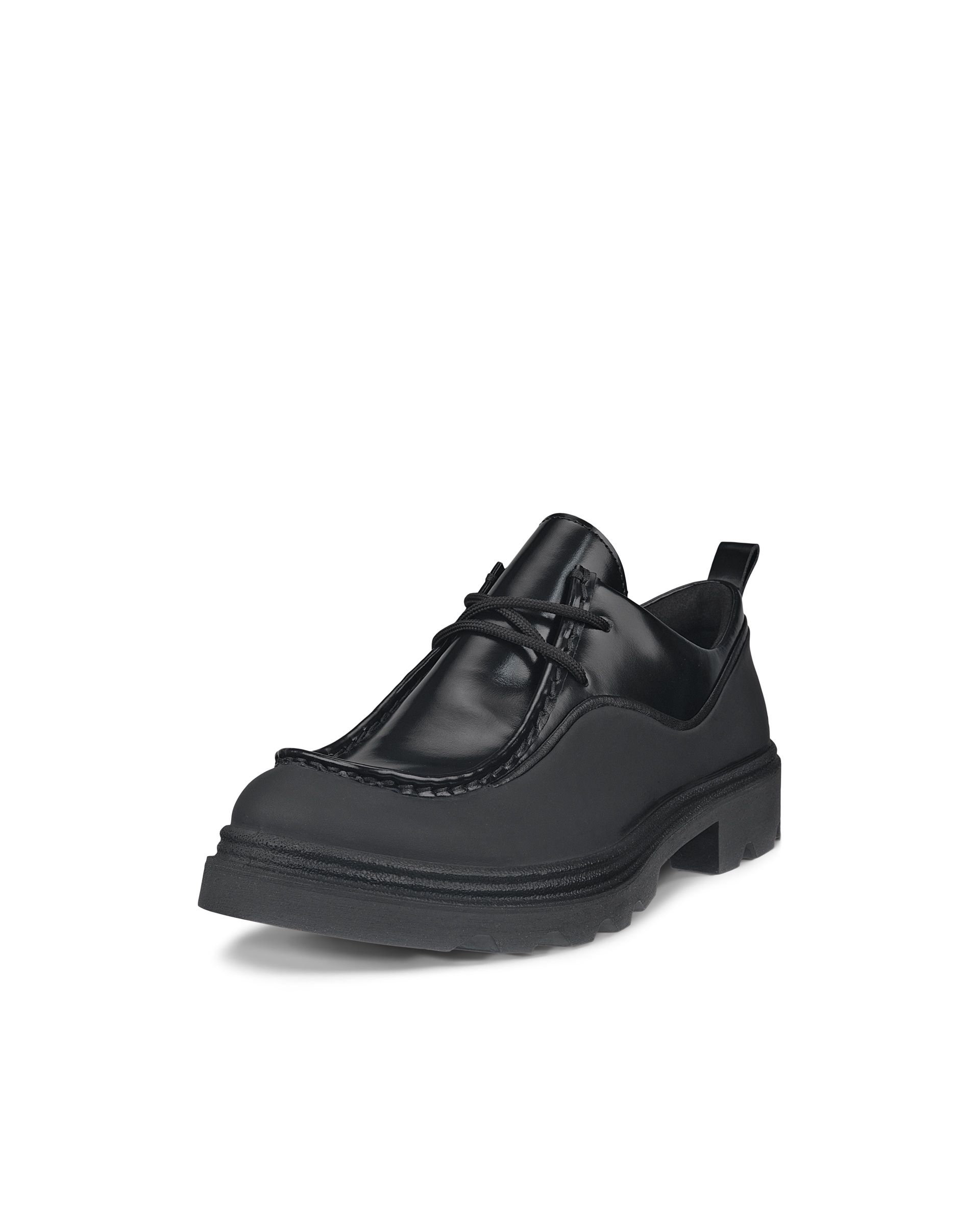 ECCO GRAINER WOMEN ウィメンズ レザーシューズ - ブラック - Main
