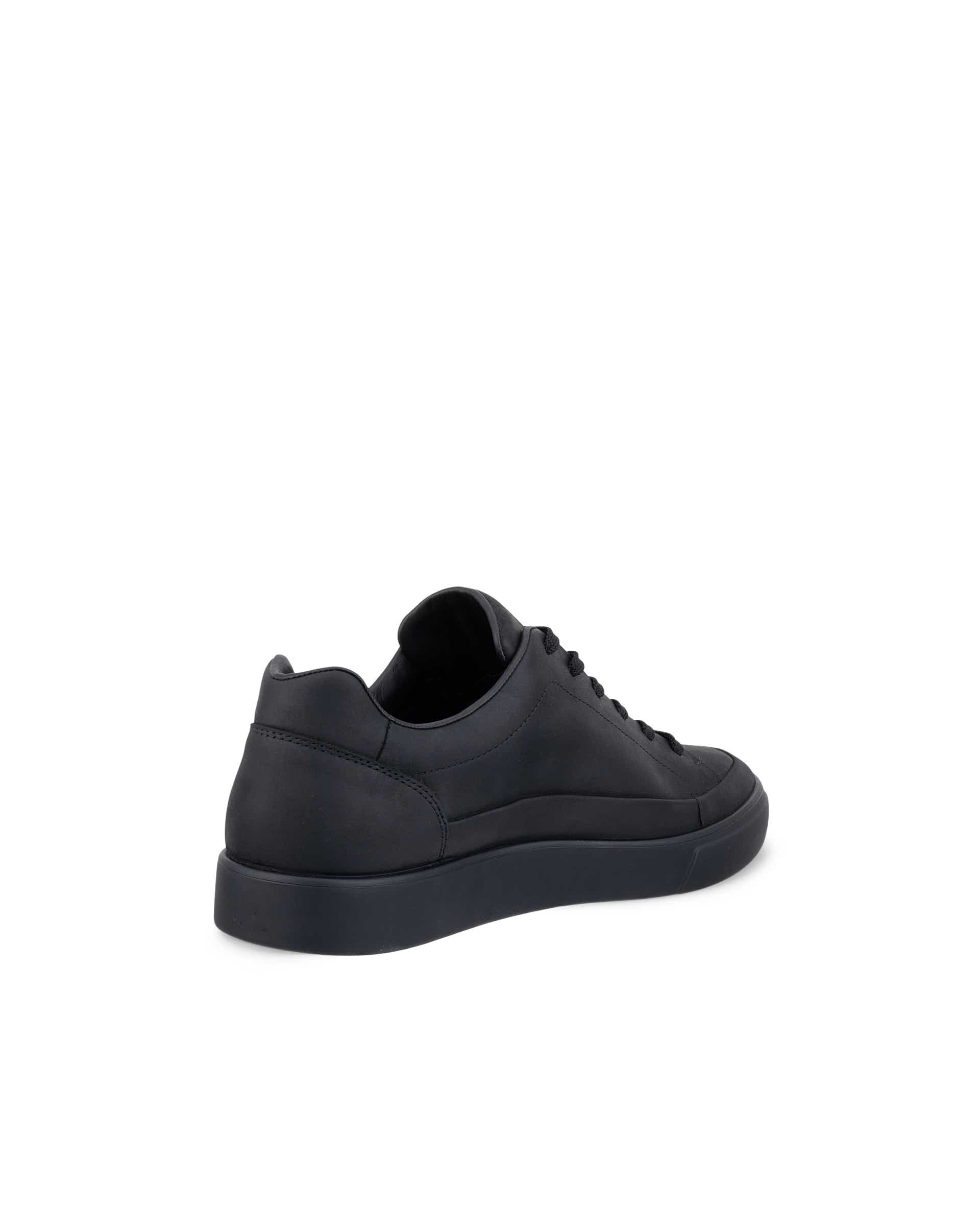 ECCO® SOFT 10 Gore-Tex sneakers i nubuck til herrer - Sort - Back