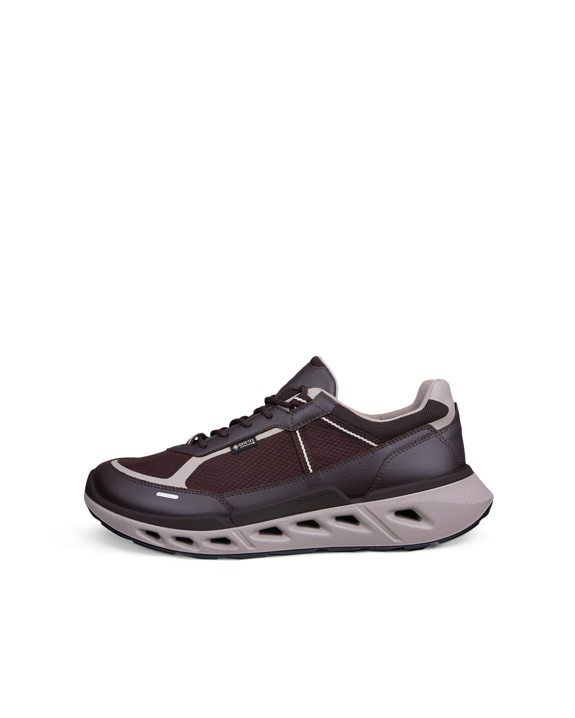 ECCO® BIOM 720 Gore-Tex sneaker i læder til herrer - Brun - Outside