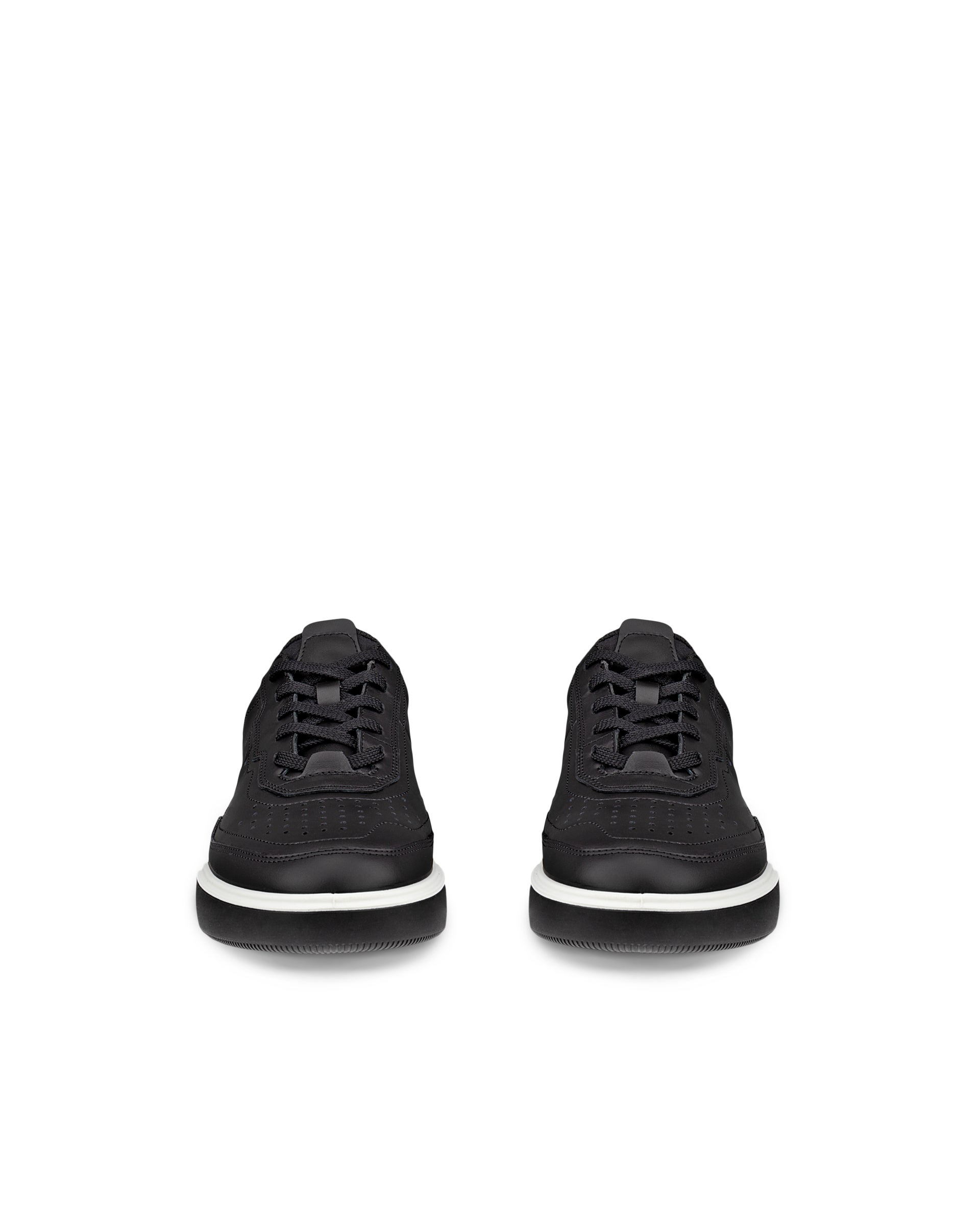 Dámske kožené tenisky ECCO® STREET COURT - Čierna - Front pair