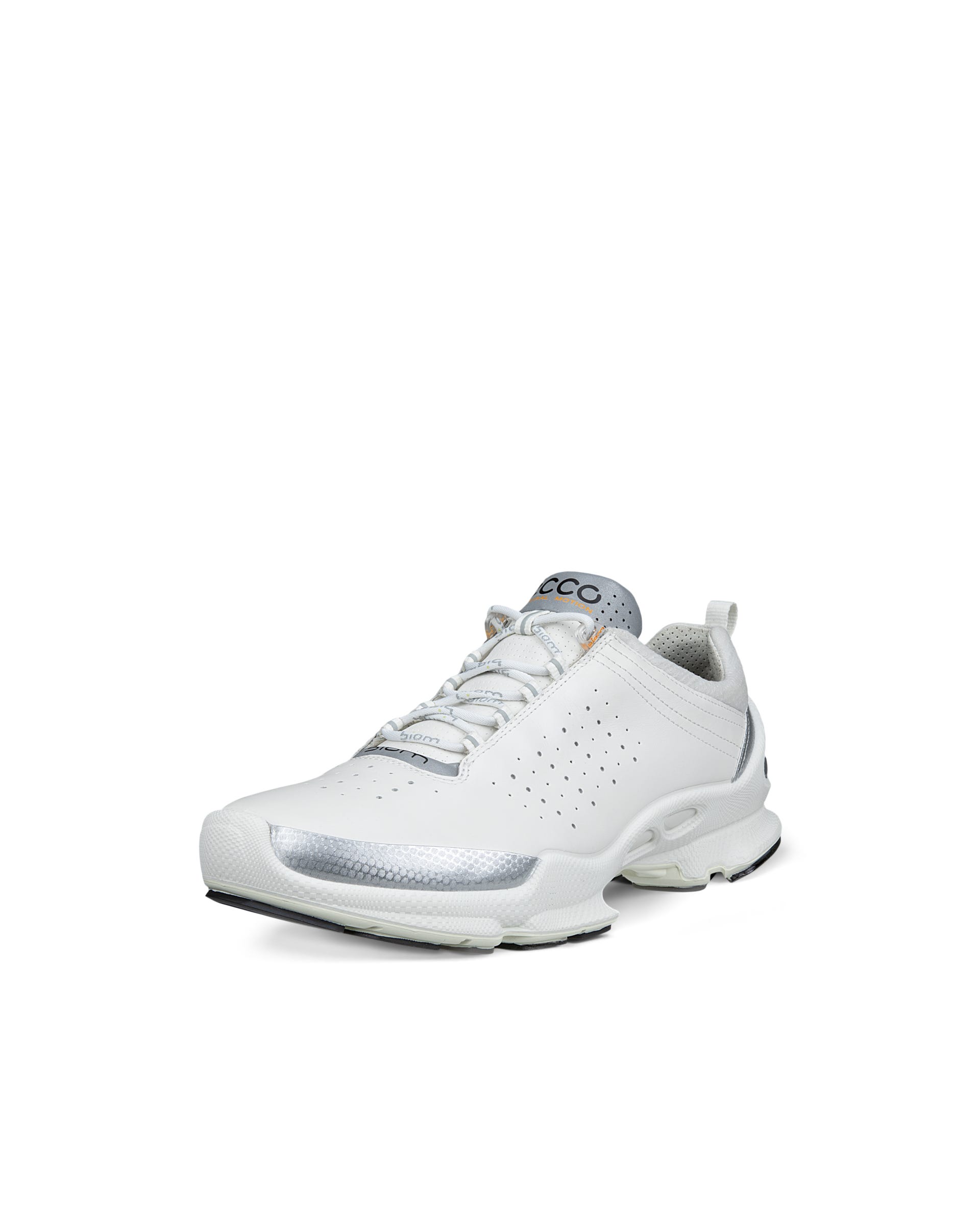 Men's ECCO® Biom C Low Leather Outdoor Sneaker - White - Main