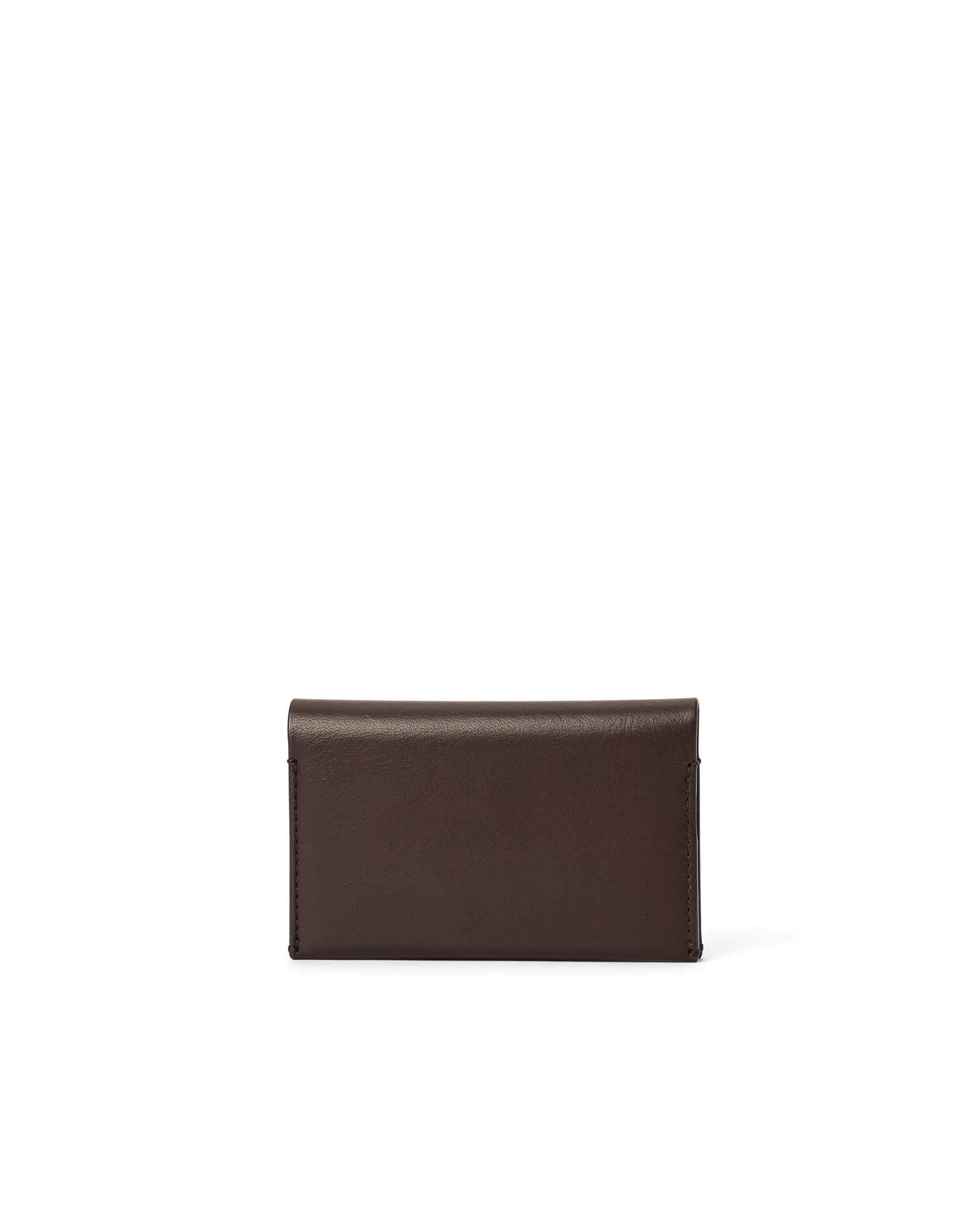 ECCO® BUSINESS CARD PURSE herre kortetui i skinn - Brun - Back