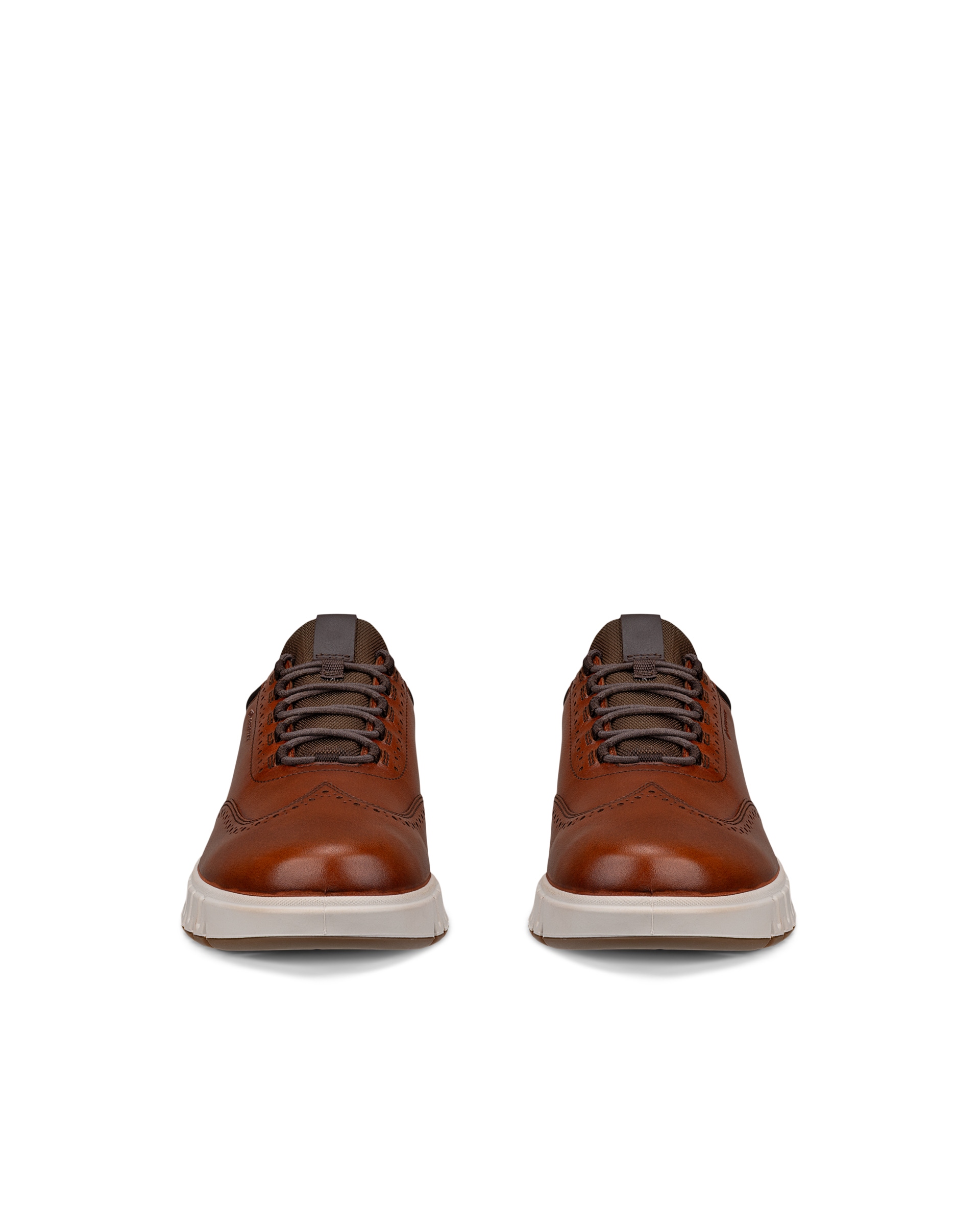 ECCO® GRUUV STUDIO muške kožne cipele Gore-Tex bez vezica - Smeđa - Front pair