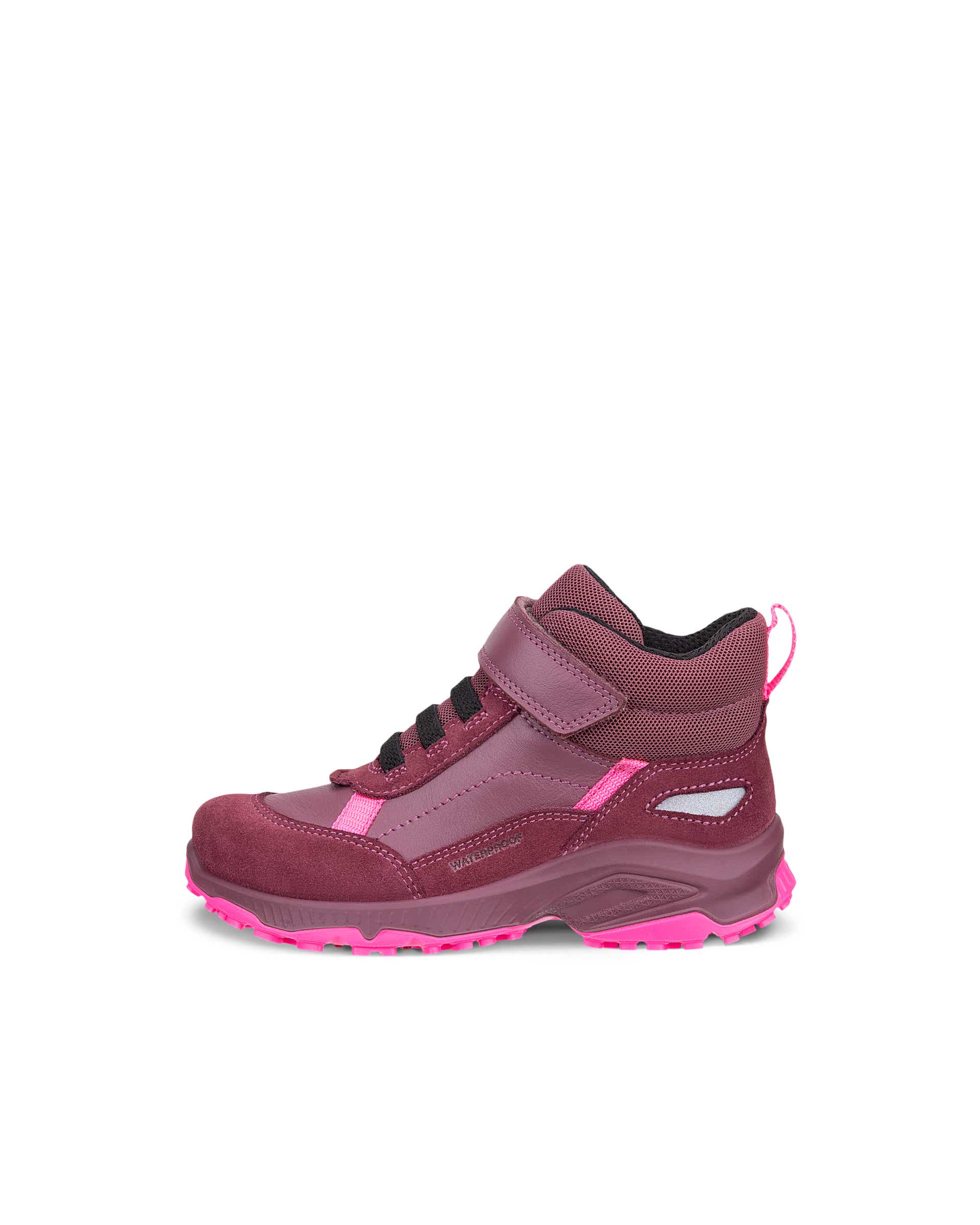 ECCO® RECEPTOR XP K udendørs ankelstøvle i læder til børn - Pink - Outside