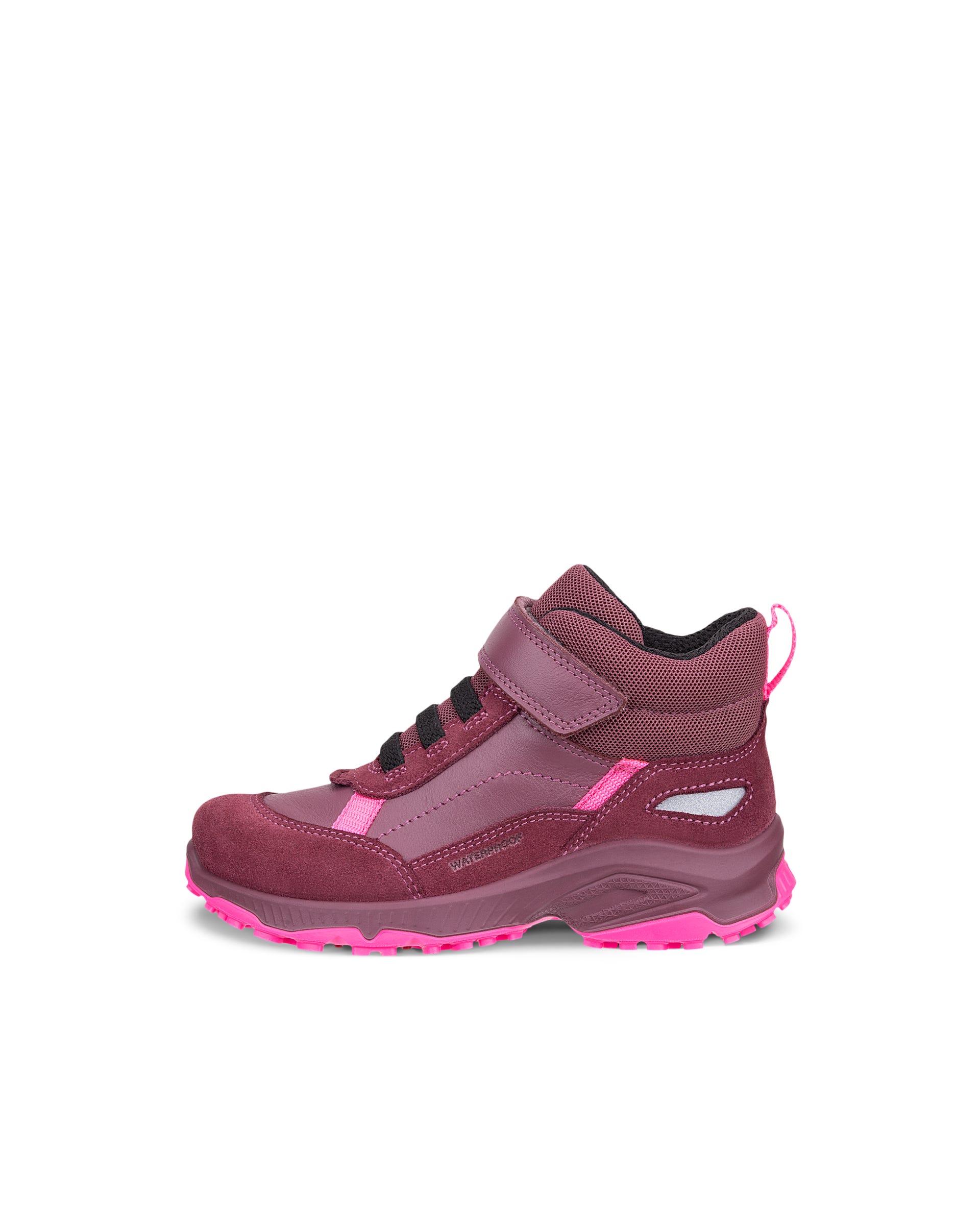ECCO® RECEPTOR XP K udendørs ankelstøvle i læder til børn - Pink - Outside