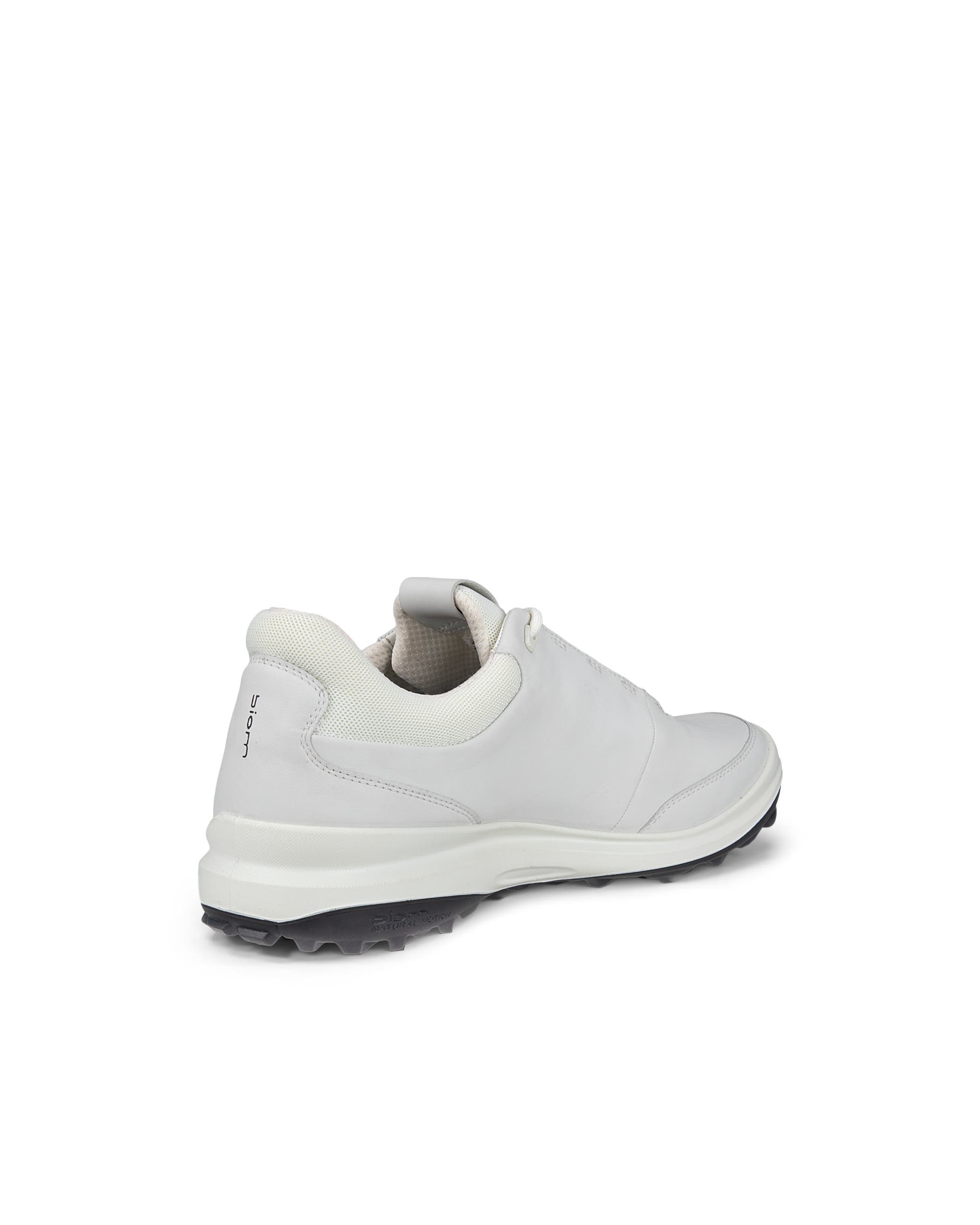 Men's ECCO® Golf Biom Hybrid 3 Leather Golf Shoe - White - Back