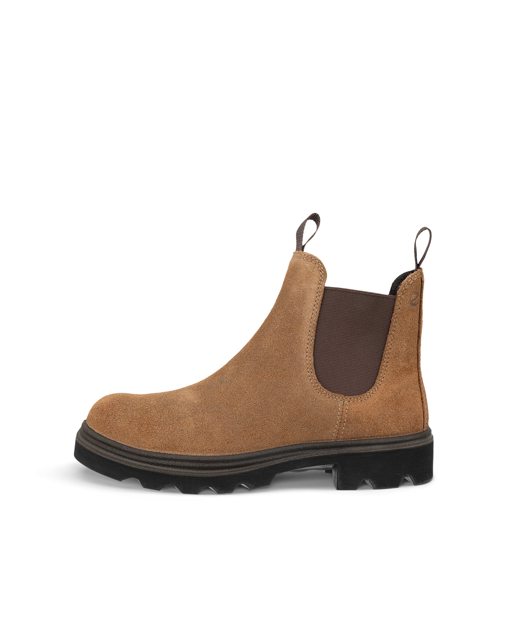 ECCO® Grainer botte Chelsea en daim pour femme - Brun - Outside