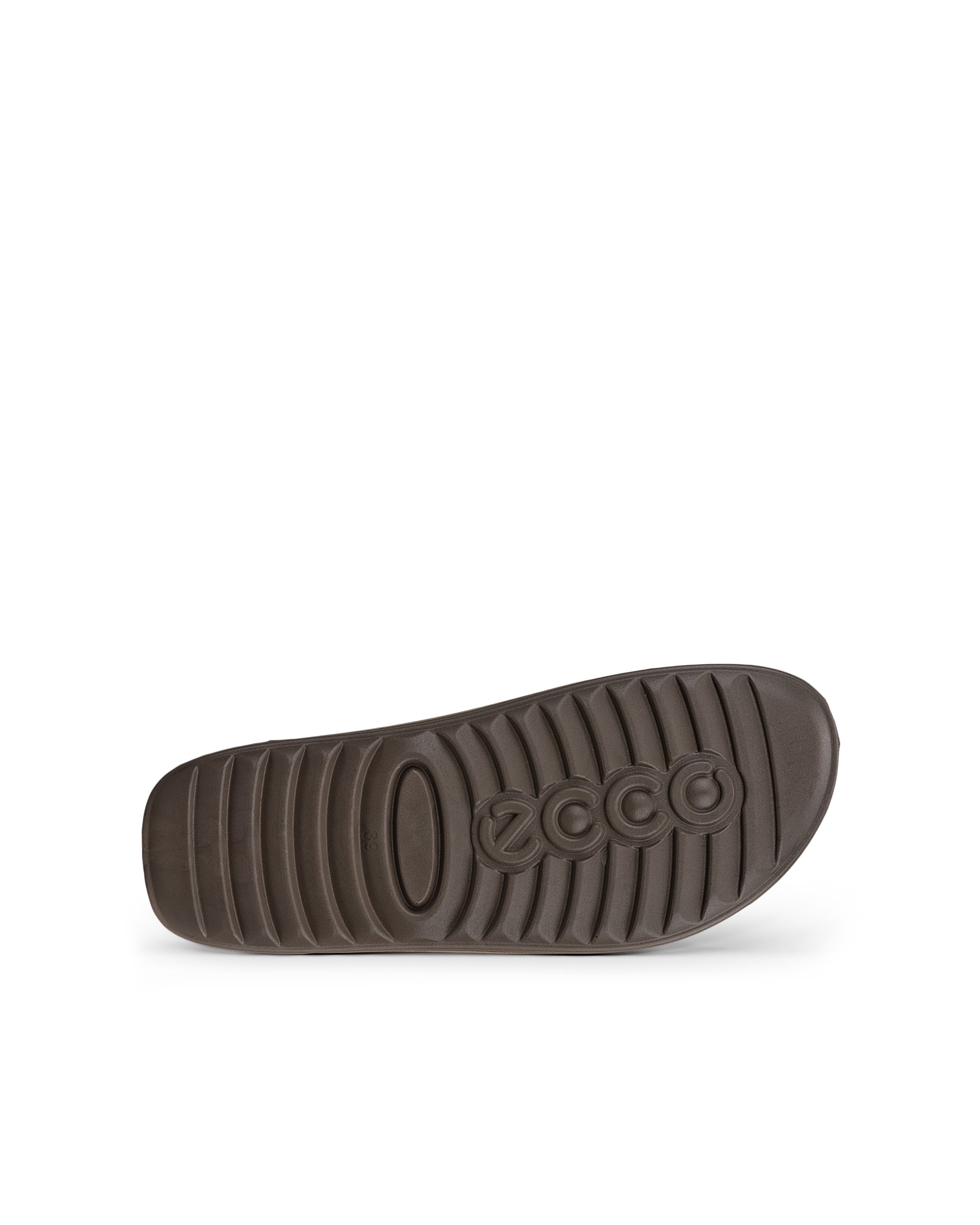 Dámske nubukové sandále 2 remienky ECCO® COZMO - Hnedá - Sole