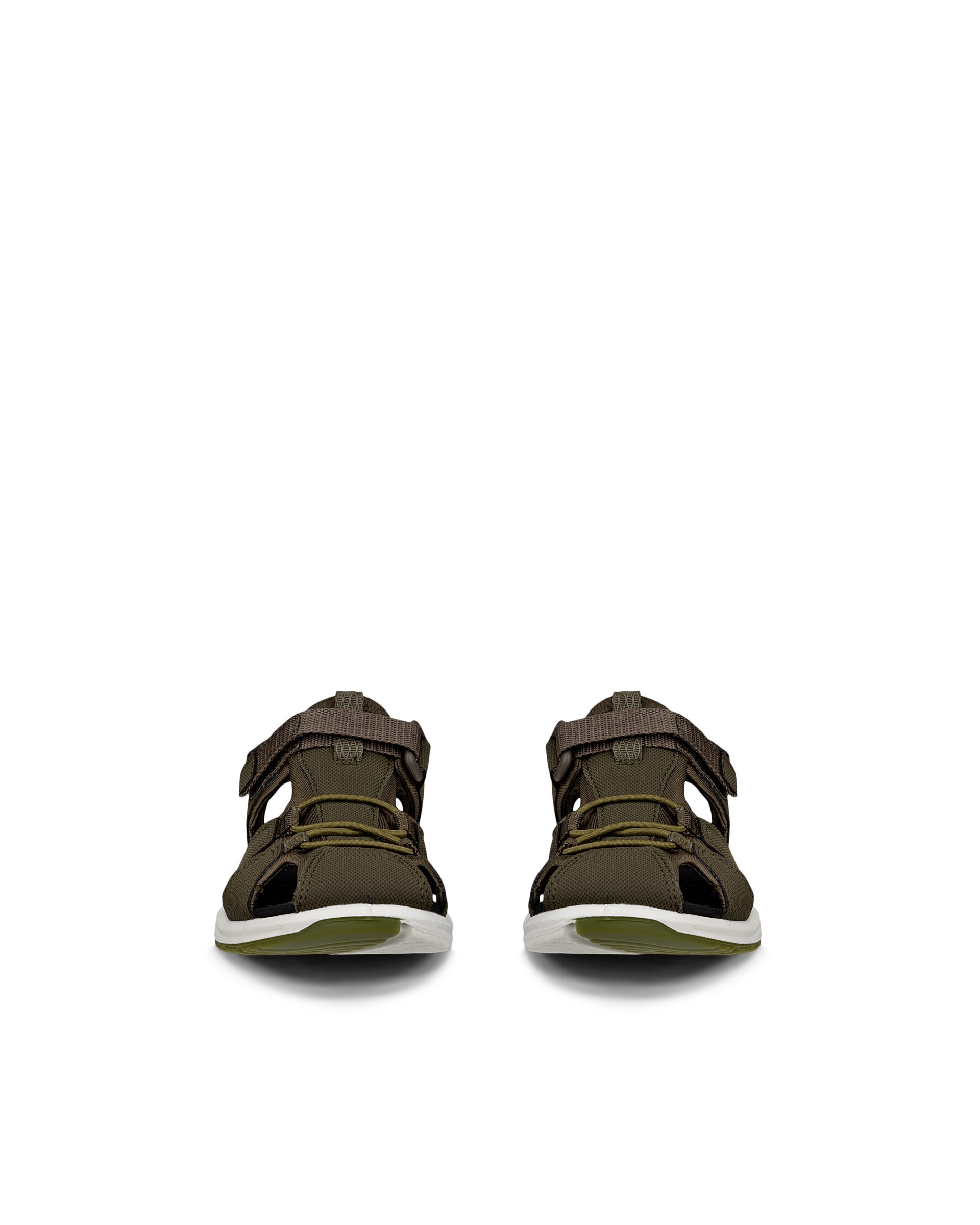 ECCO® X-Trinsic Kinder Fischersandale - Grün - Front pair