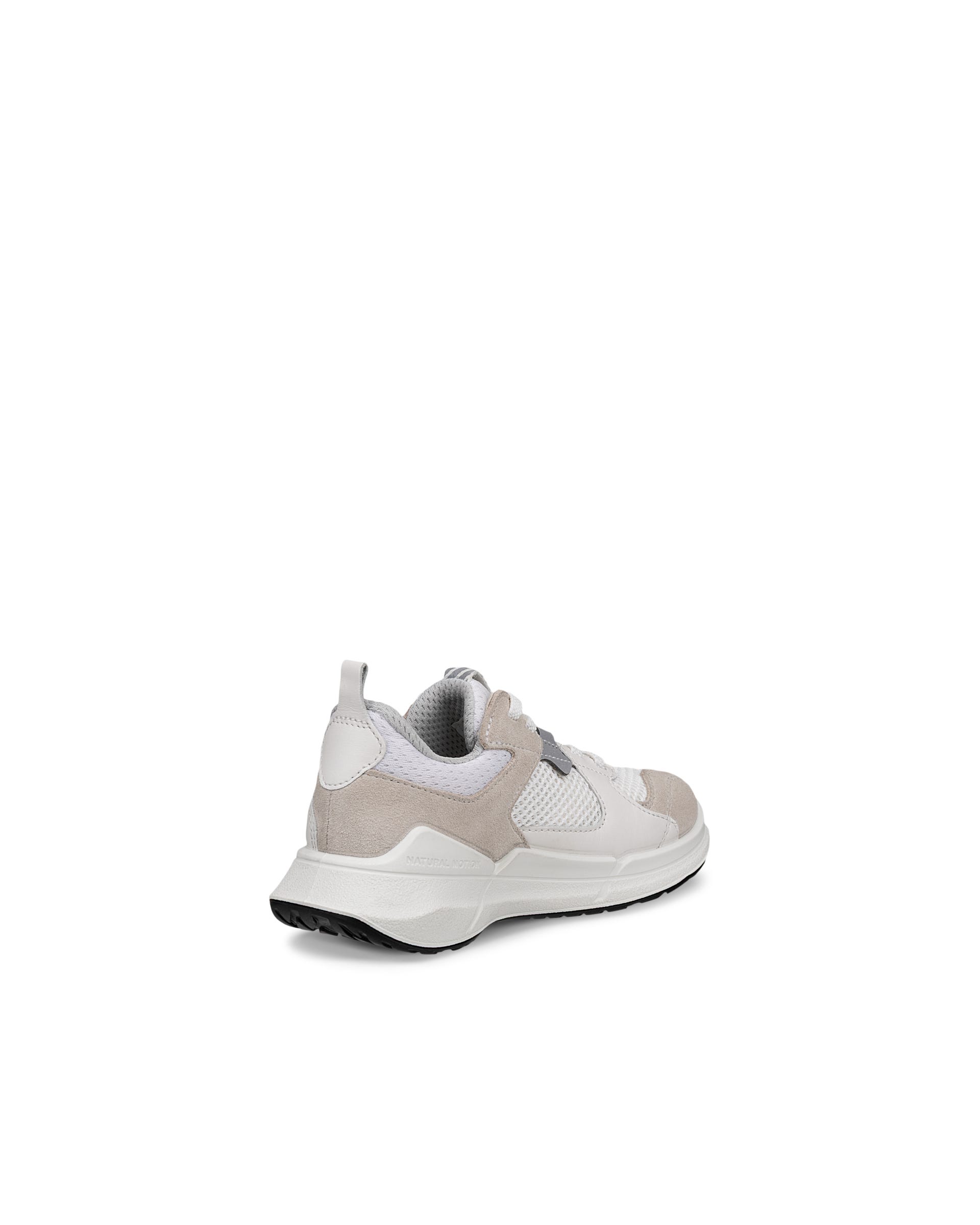 Kids' ECCO® BIOM 2.2 Leather Sneaker - White - Back