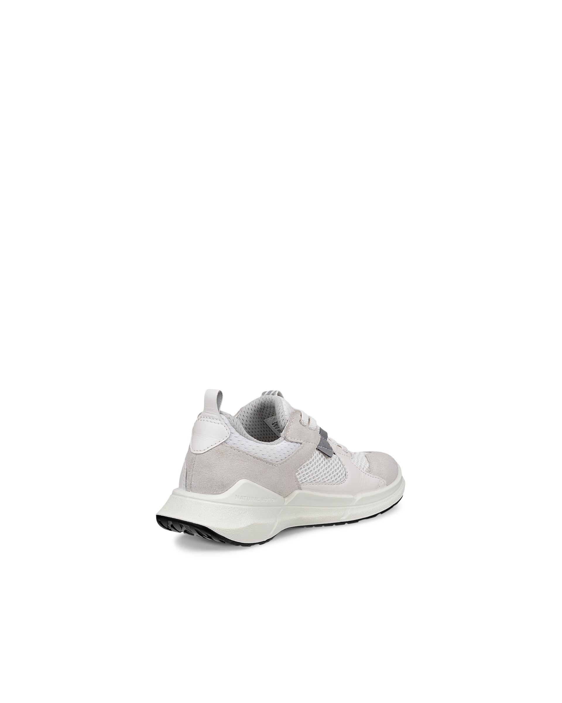 Kids' ECCO® BIOM 2.2 Leather Sneaker - White - Back