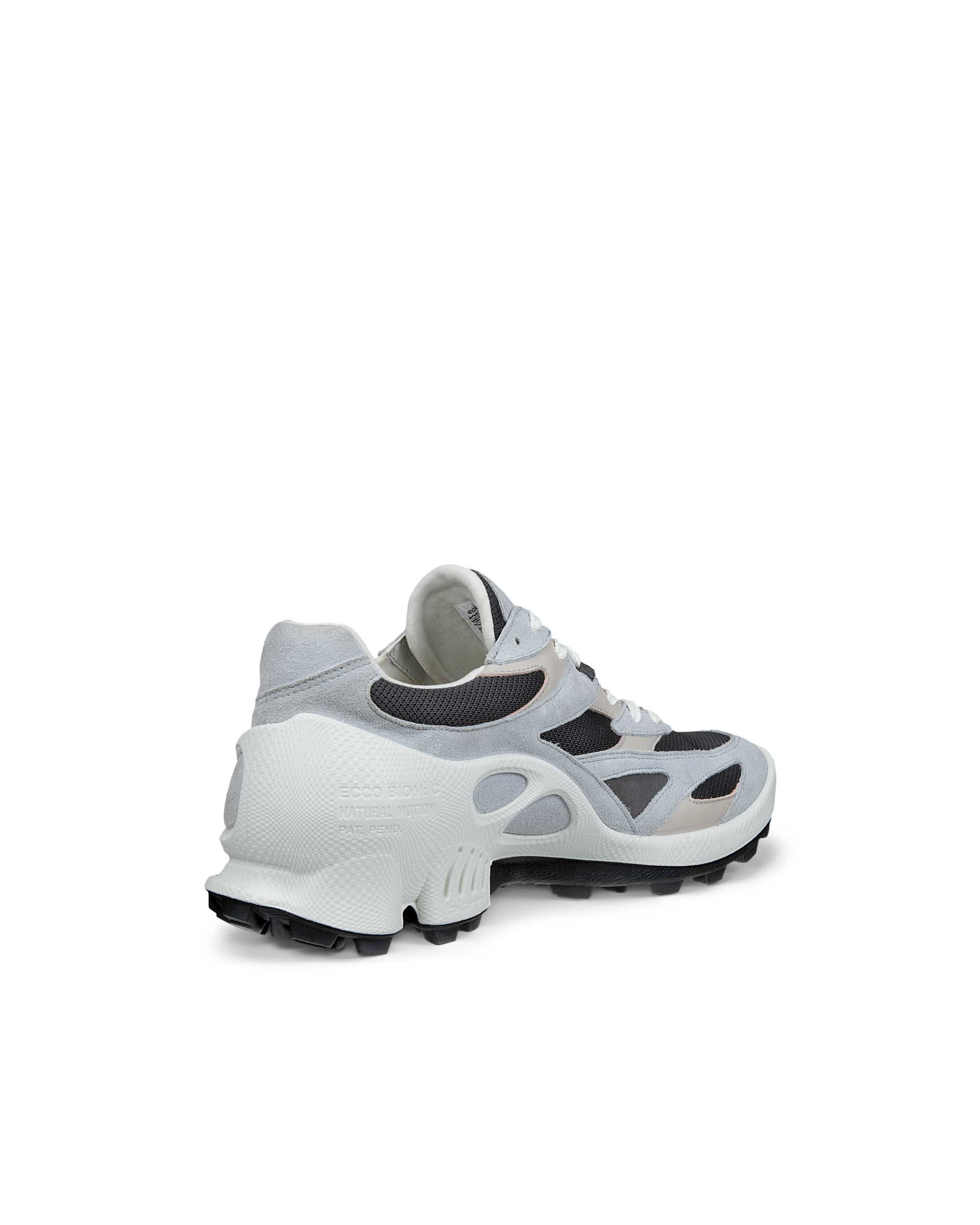ECCO® BIOM C-TRAIL baskets en daim pour homme - Gris - Back
