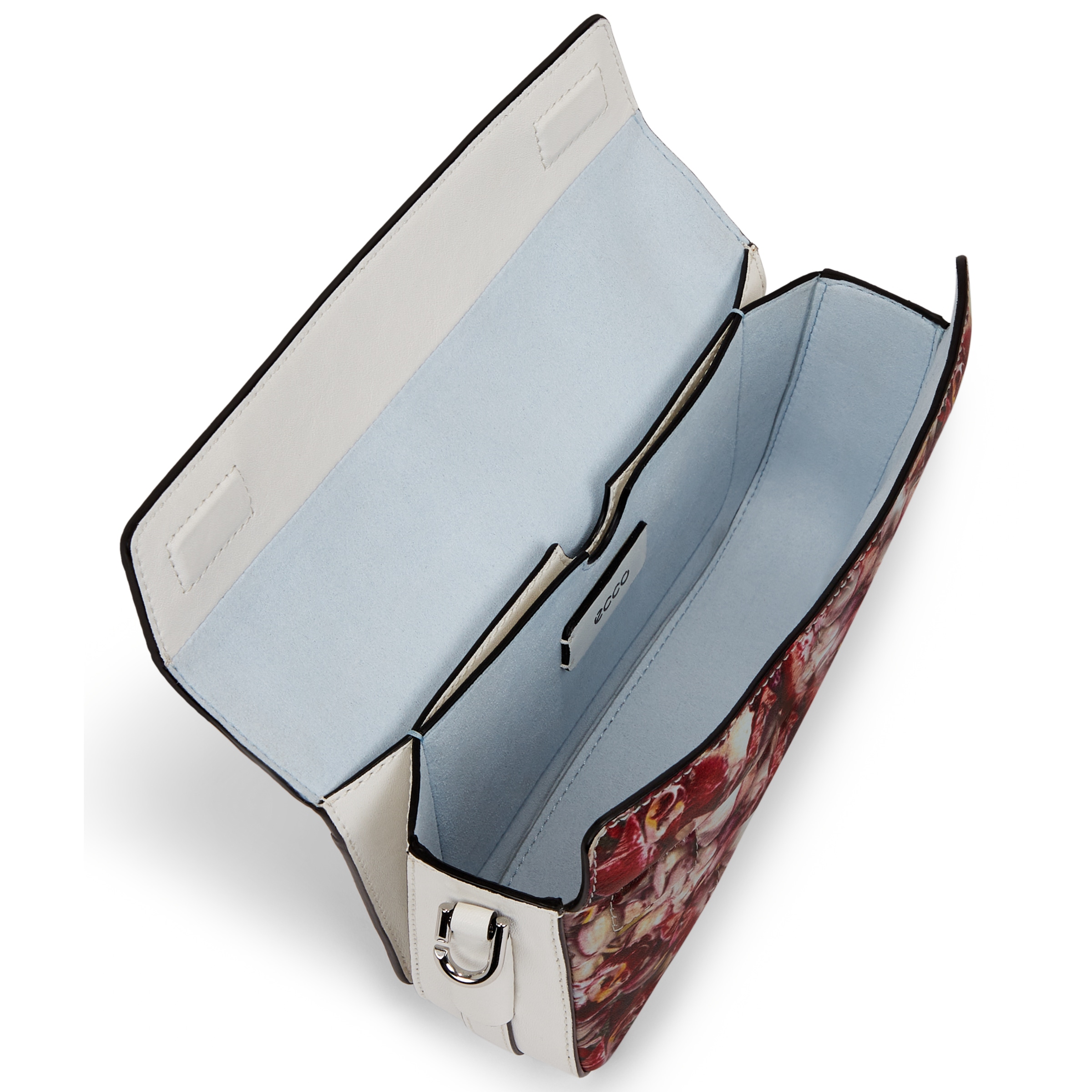 ECCOยฎ Pinch Leather Crossbody Bag - Red - Inside
