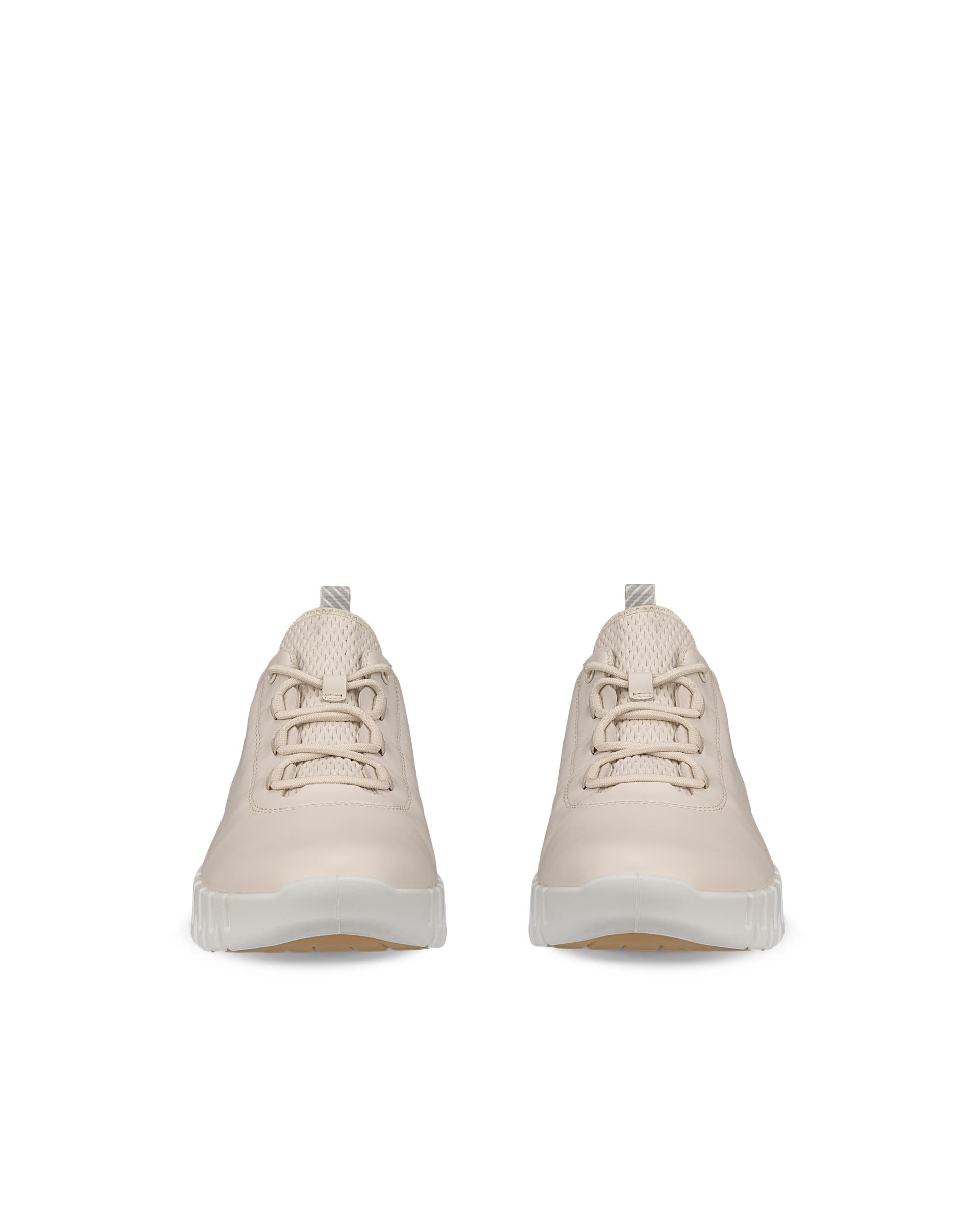 ECCO® Gruuv Damen Ledersneaker - Beige - Front pair