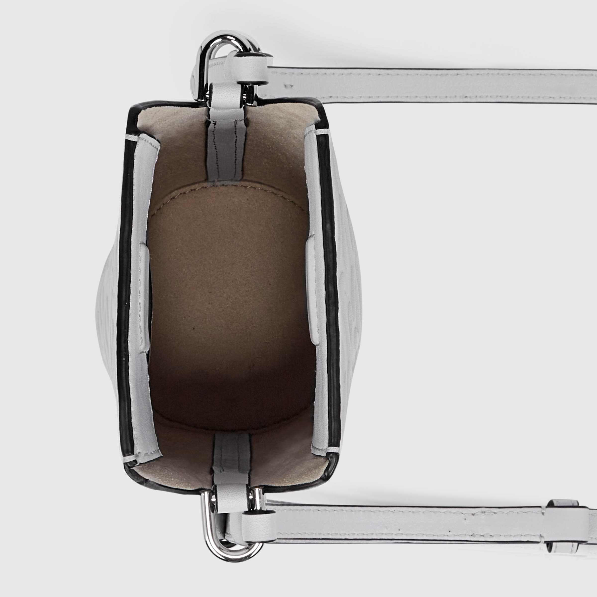 ECCO® Wave Pot Leather Crossbody Bag - Grey - Birdeye