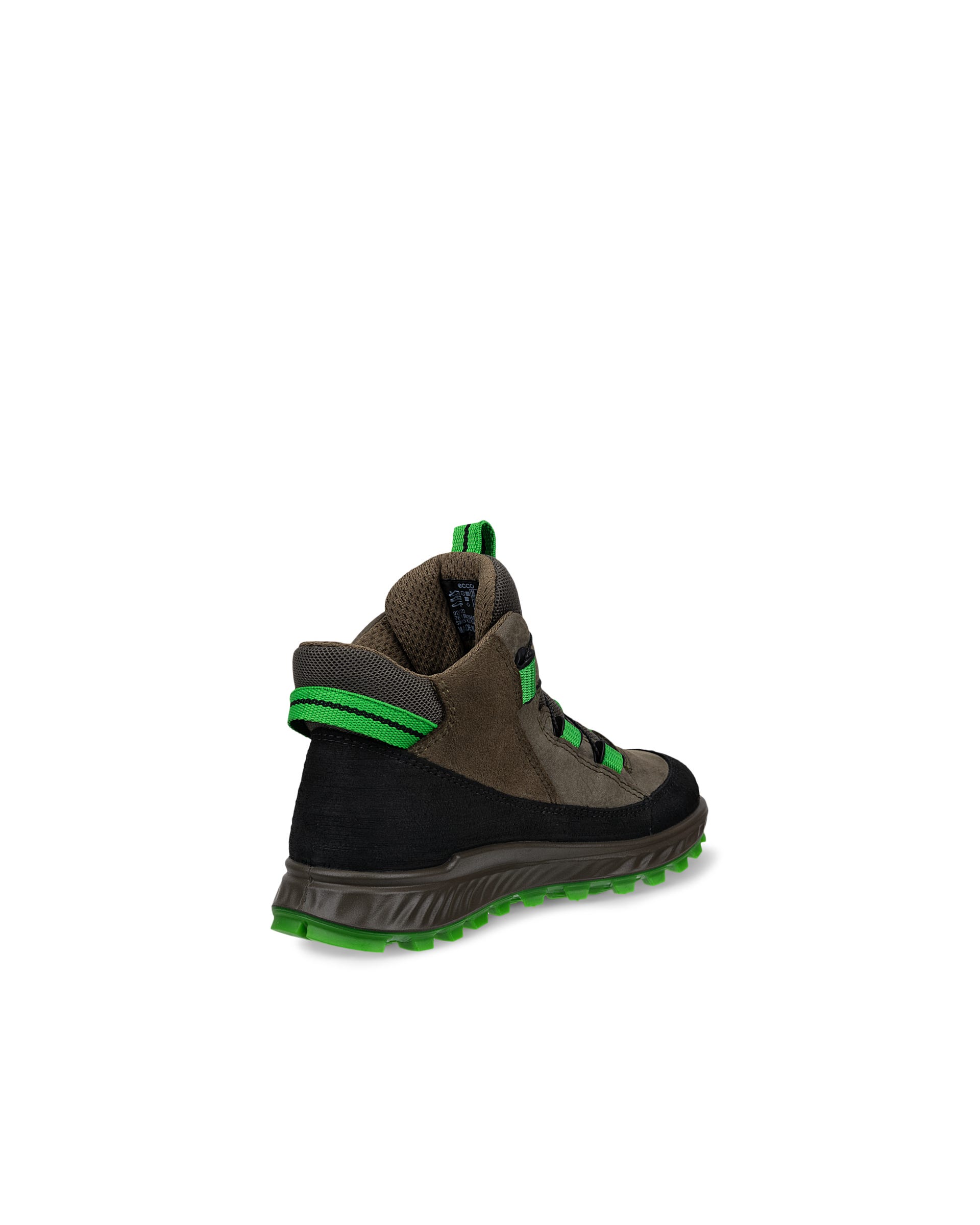 ECCO® Exostrike Kinder Wasserdichte Ankle Boot aus Nubukleder - Grün - Outside
