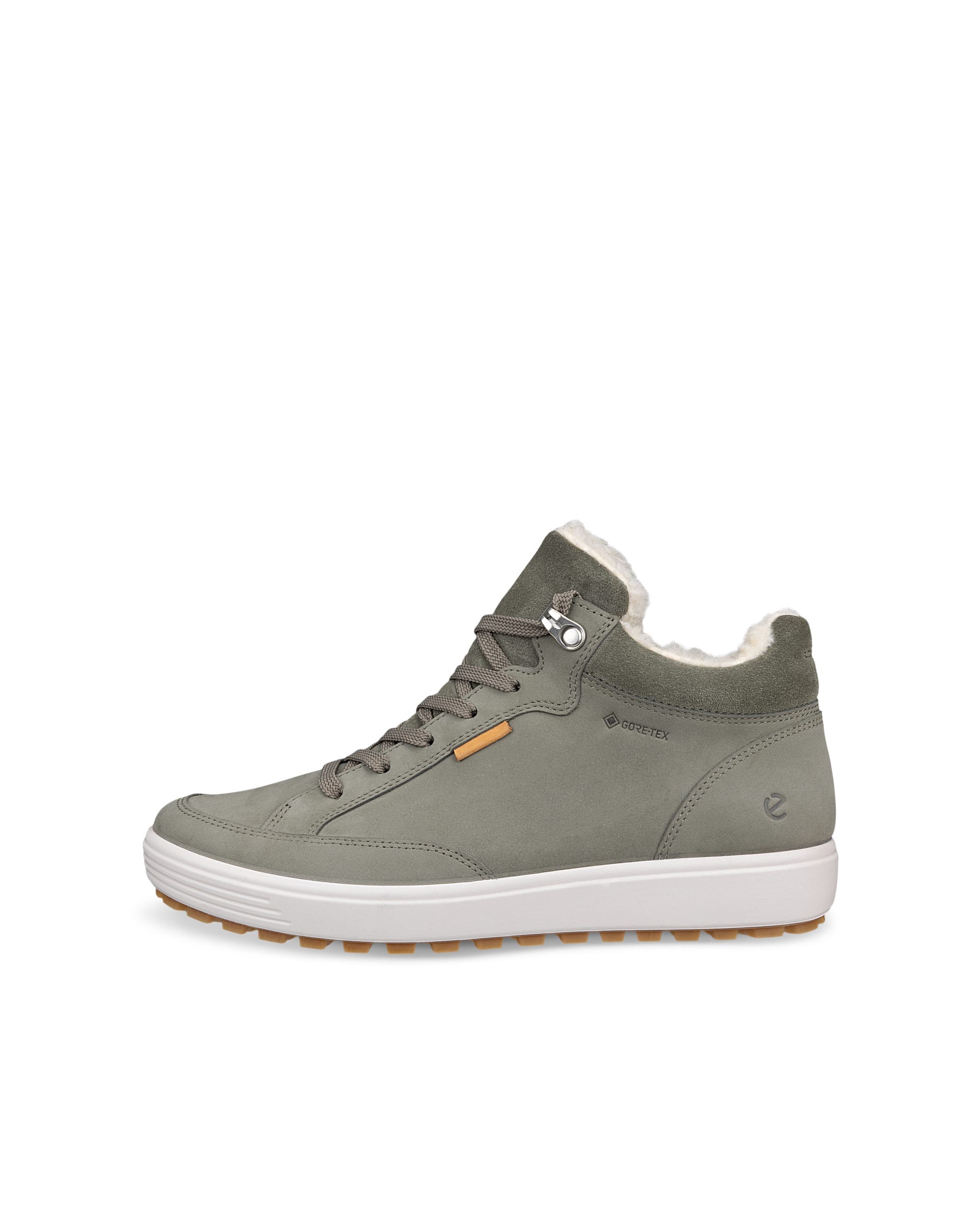 ECCO® SOFT 7 TRED bottes mi-hautes en nubuck Gore-Tex pour femme - Vert - Outside