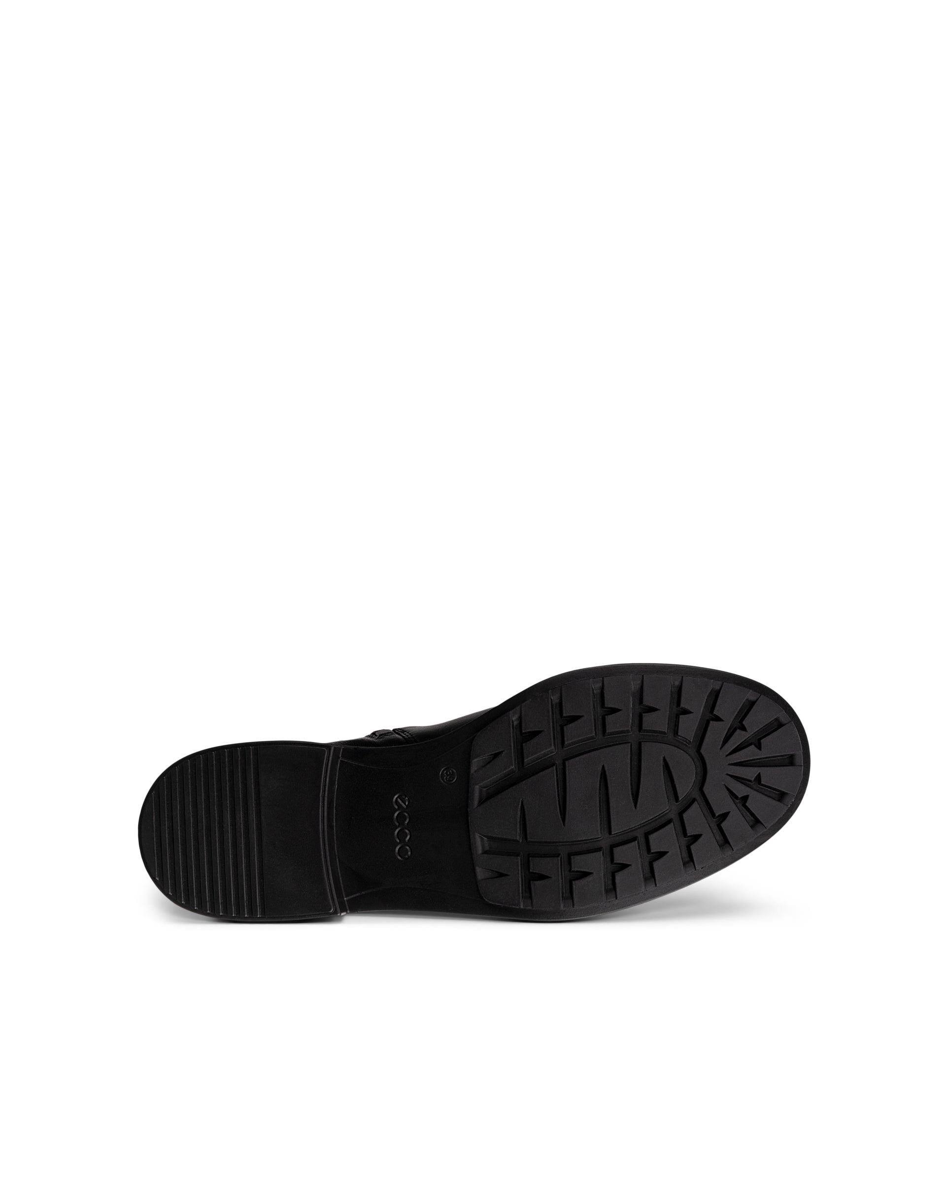 Women's ECCO® Metropole Amsterdam Leather Mid-Cut Boot - Black - Sole
