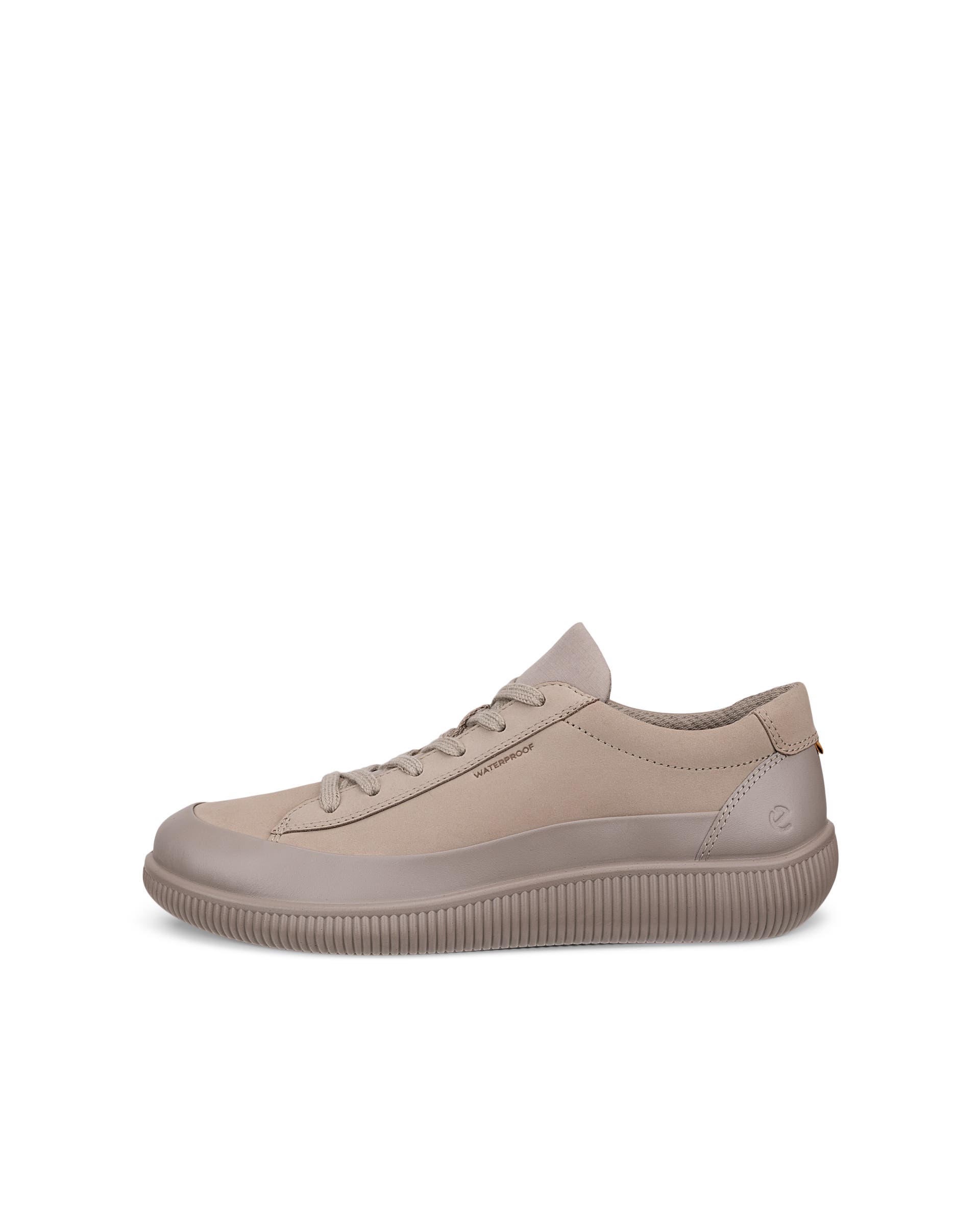 Damskie wodoodporne nubukowe buty ECCO® SOFT ZERO - Szary - Outside
