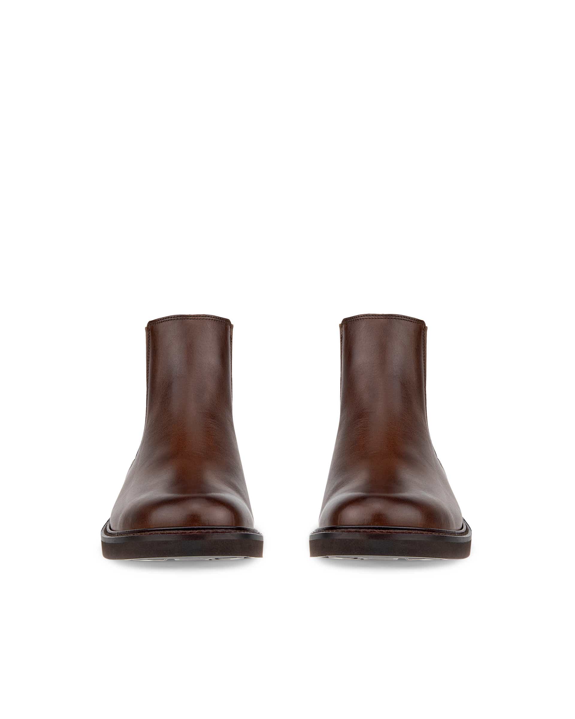 ECCO® Metropole London muške kožne Chelsea čizme - Smeđa - Front pair