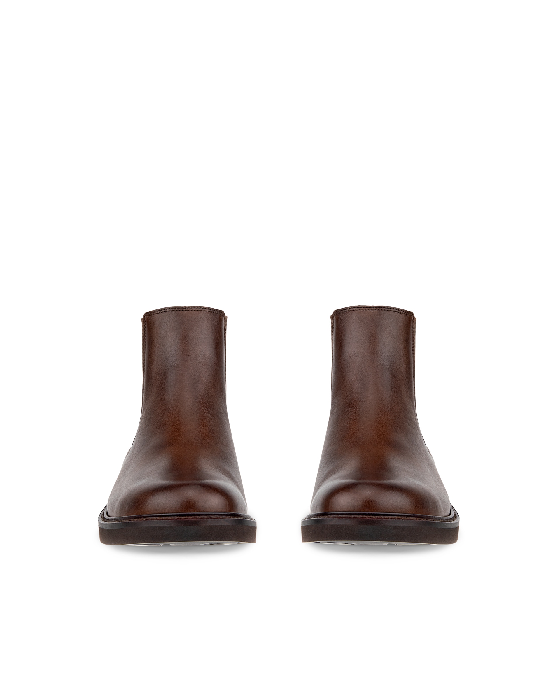 ECCO® Metropole London muške kožne Chelsea čizme - Smeđa - Front pair